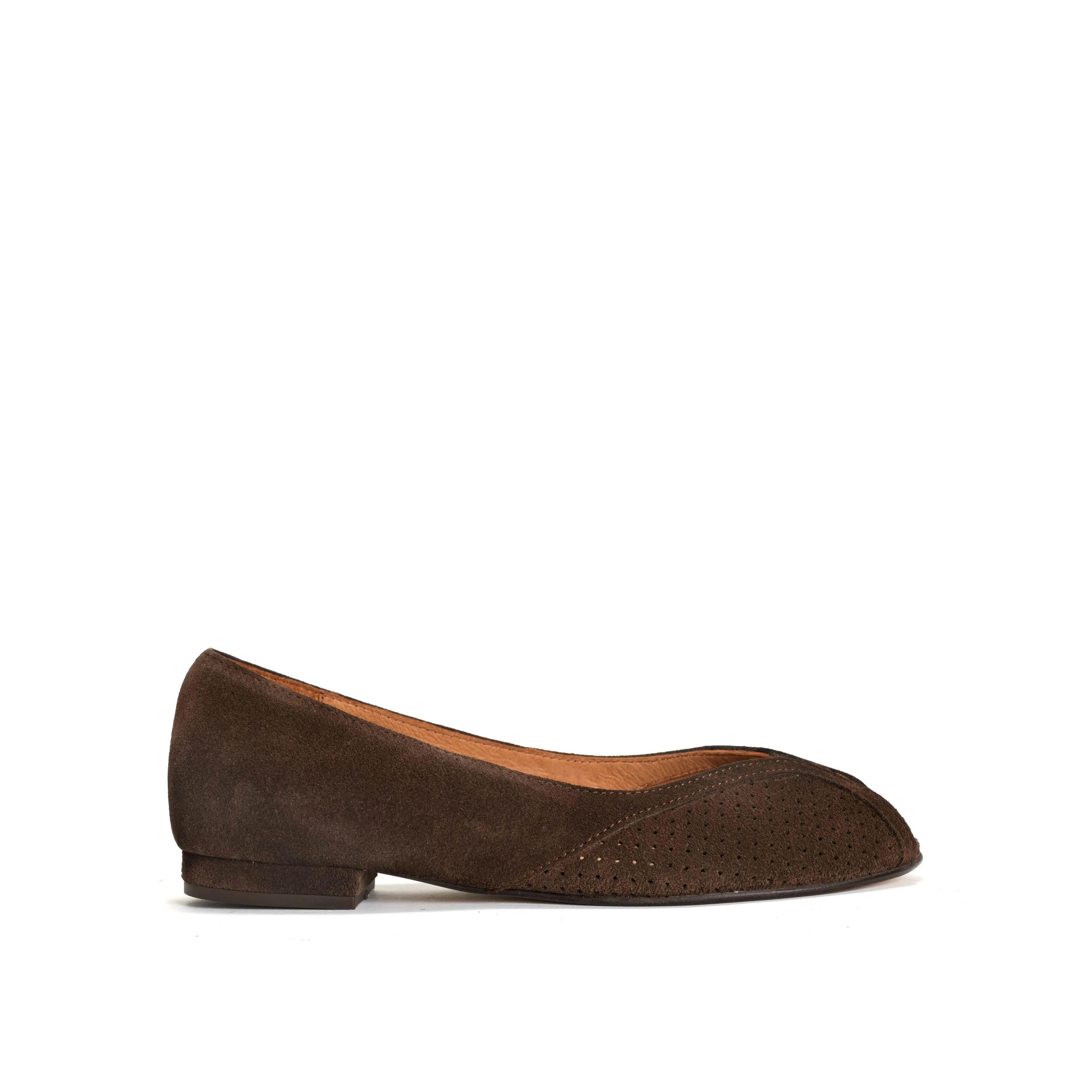 Tiffy Calf suede Coffee brown sold by Anonymous Copenhagen
