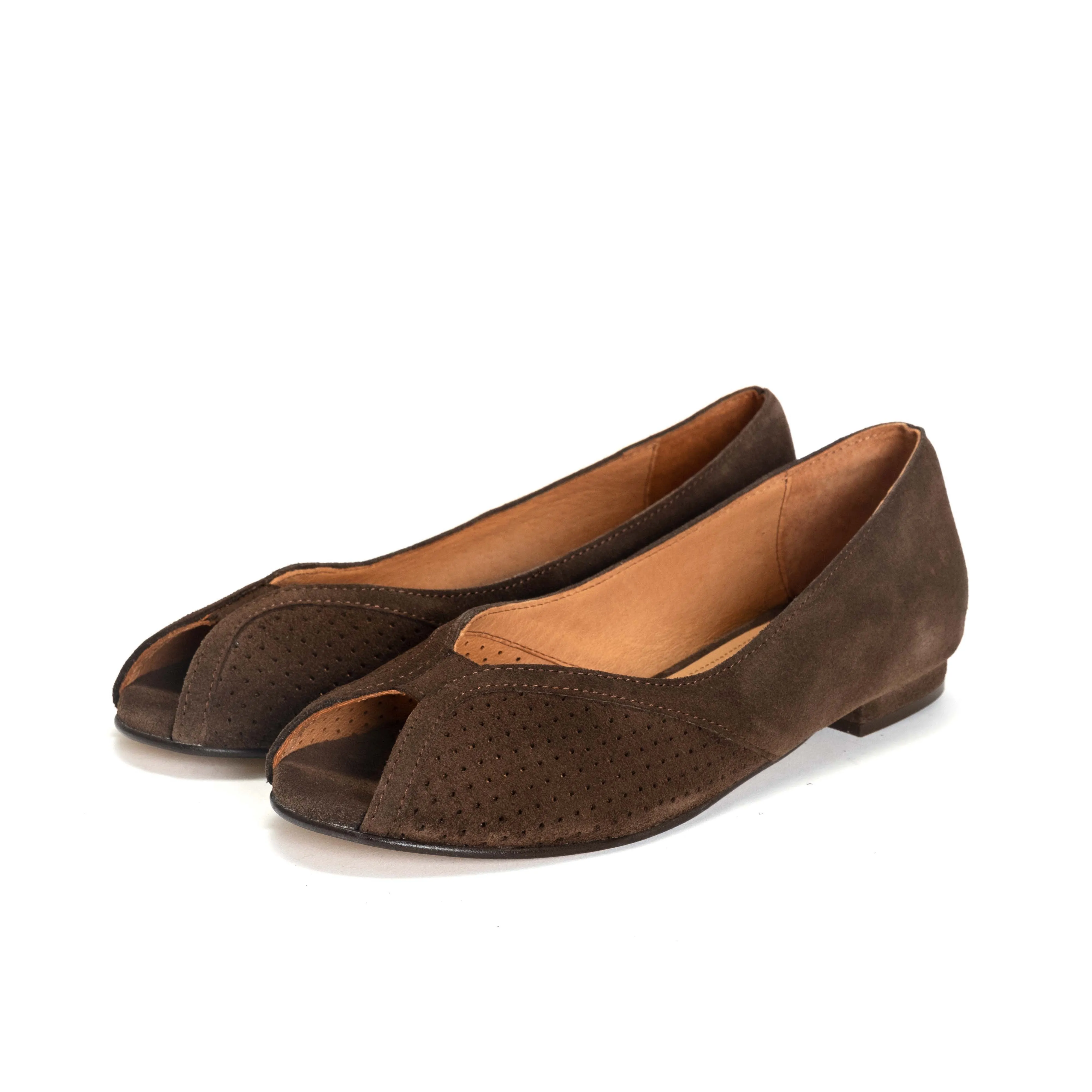 Tiffy Calf suede Coffee brown sold by Anonymous Copenhagen product image thumbnail 3