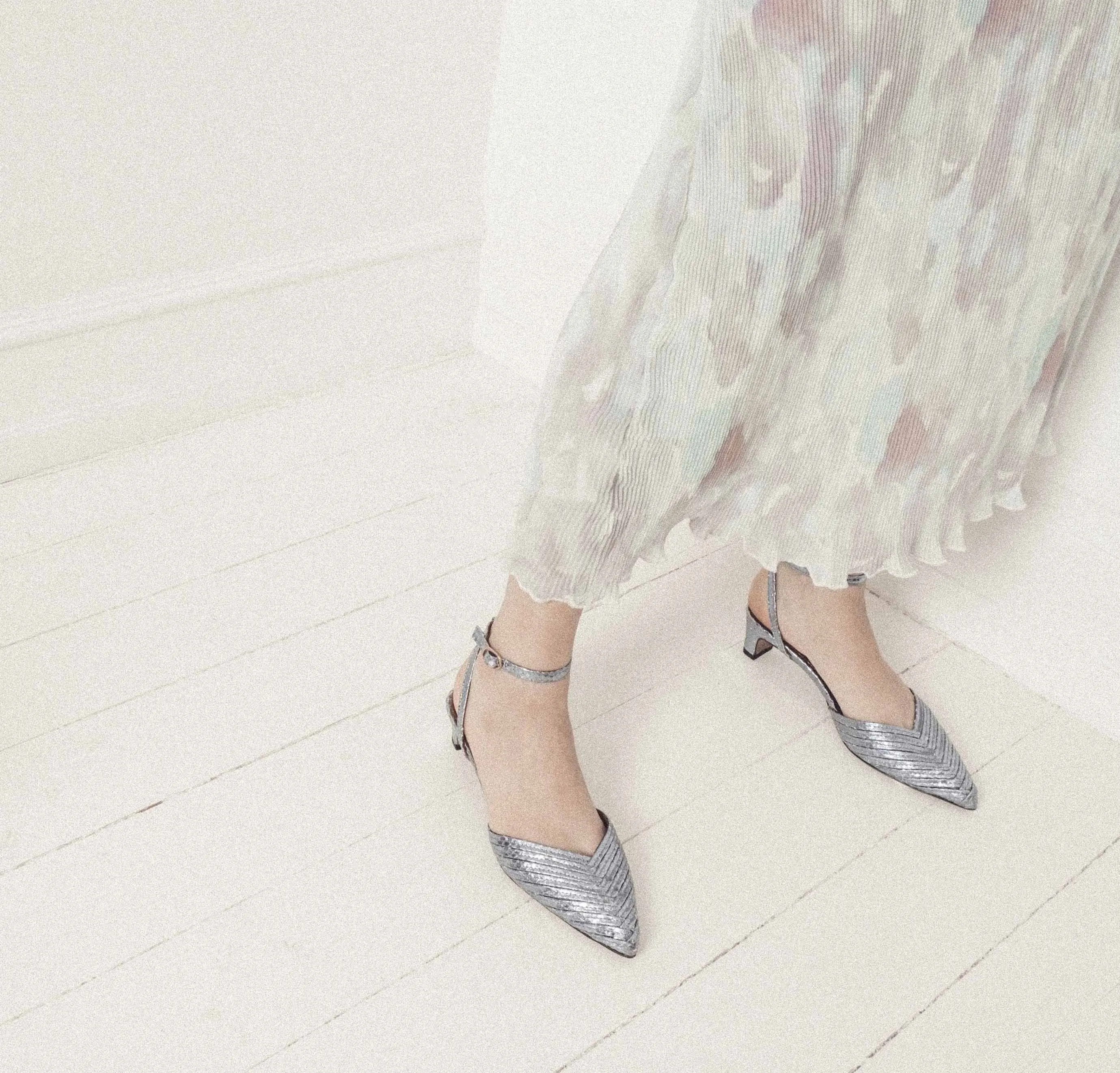 Givia 40 Snake metallic calf Pool blue sold by Anonymous Copenhagen product image thumbnail 3