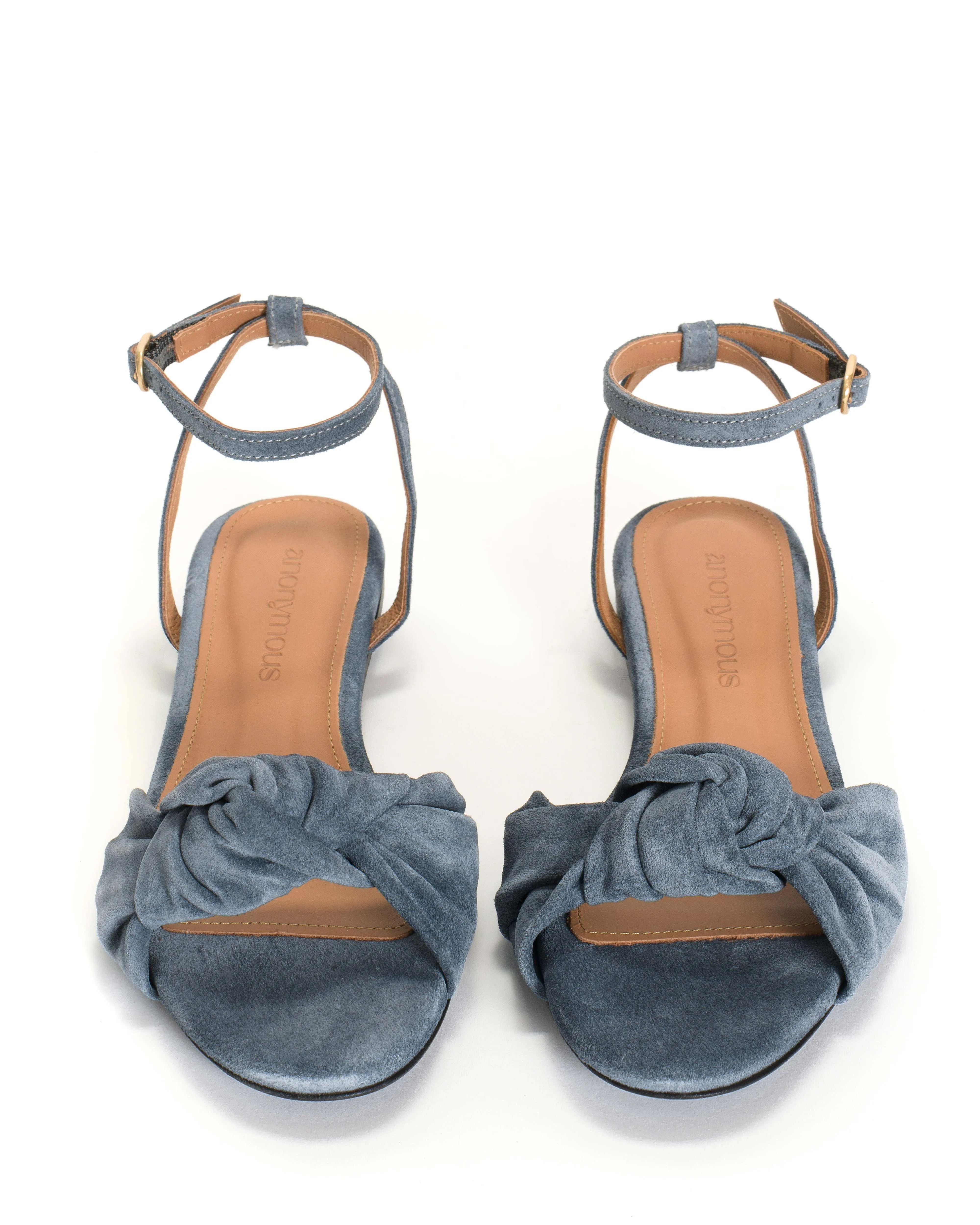 Aliza 10 Calf suede Denim blue sold by Anonymous Copenhagen product image thumbnail 3