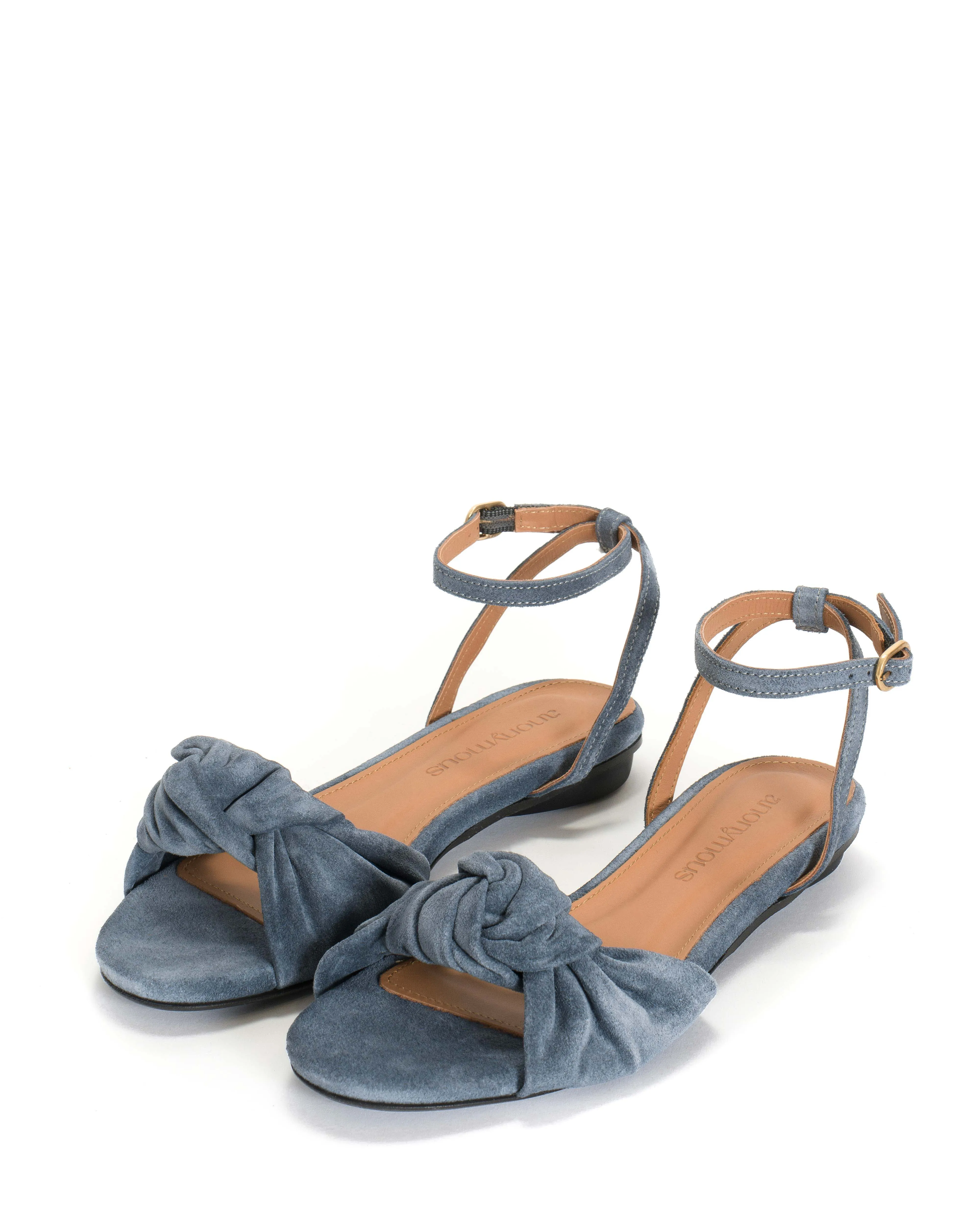 Aliza 10 Calf suede Denim blue sold by Anonymous Copenhagen product image thumbnail 2