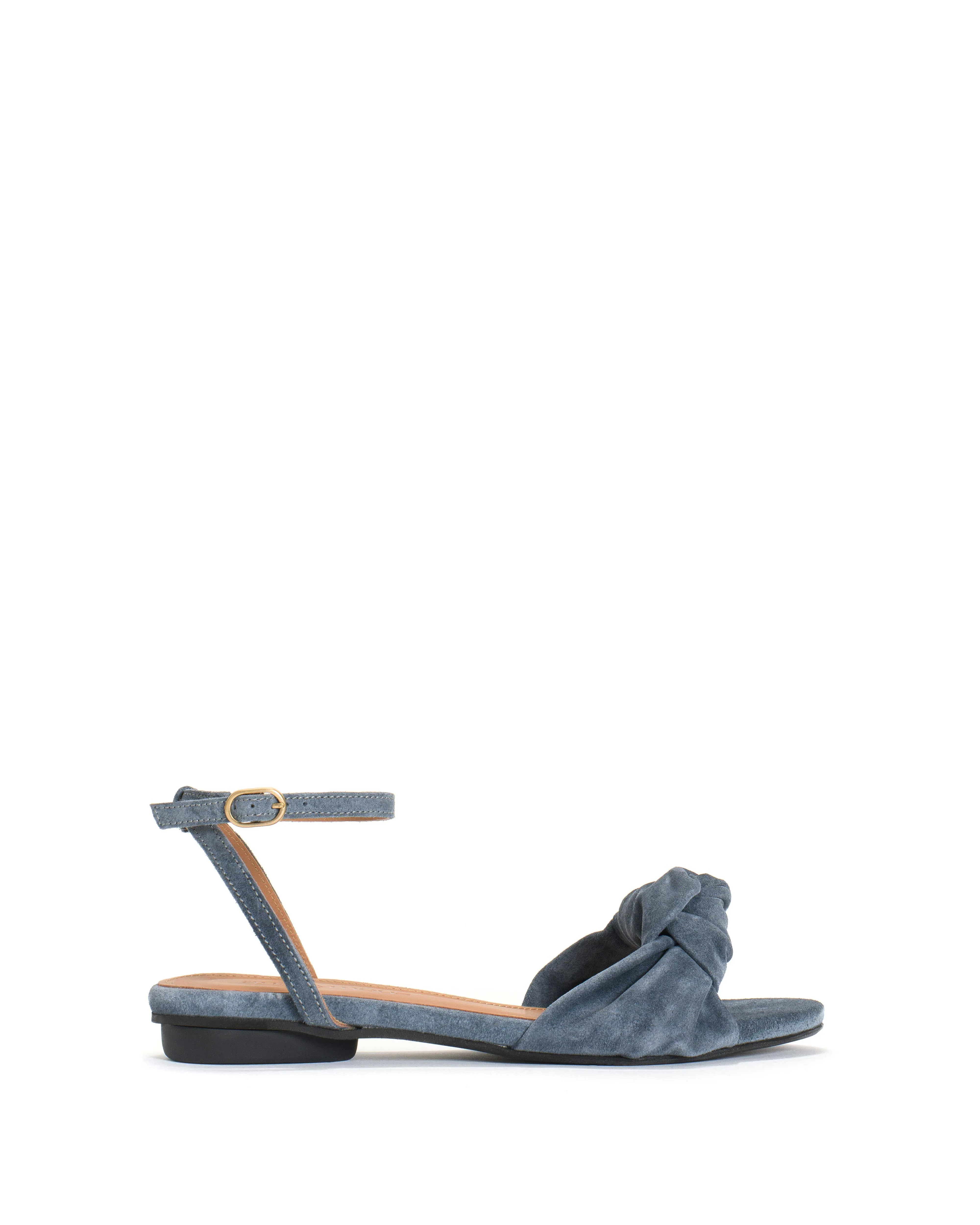 Aliza 10 Calf suede Denim blue sold by Anonymous Copenhagen