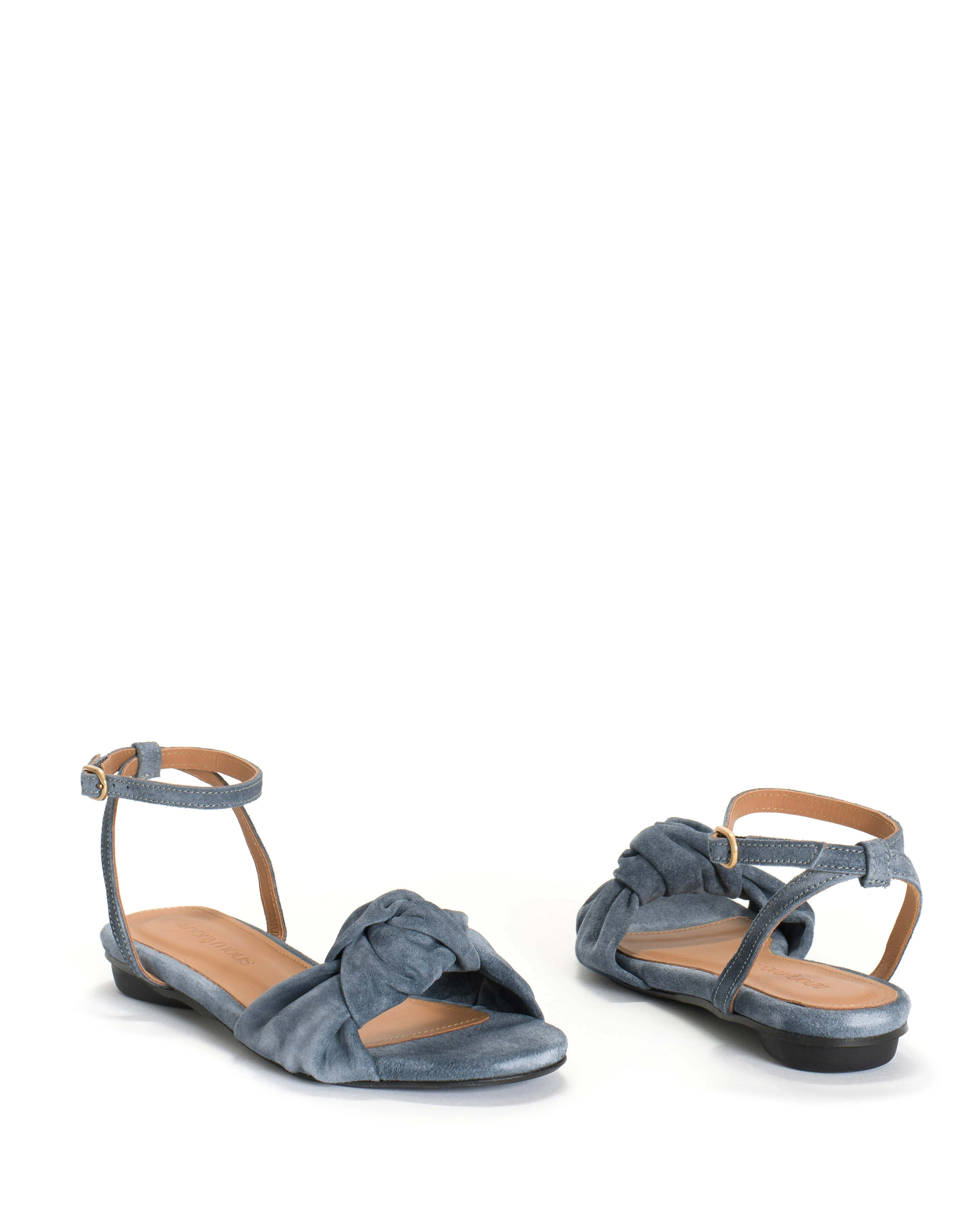 Aliza 10 Calf suede Denim blue sold by Anonymous Copenhagen product image thumbnail 5