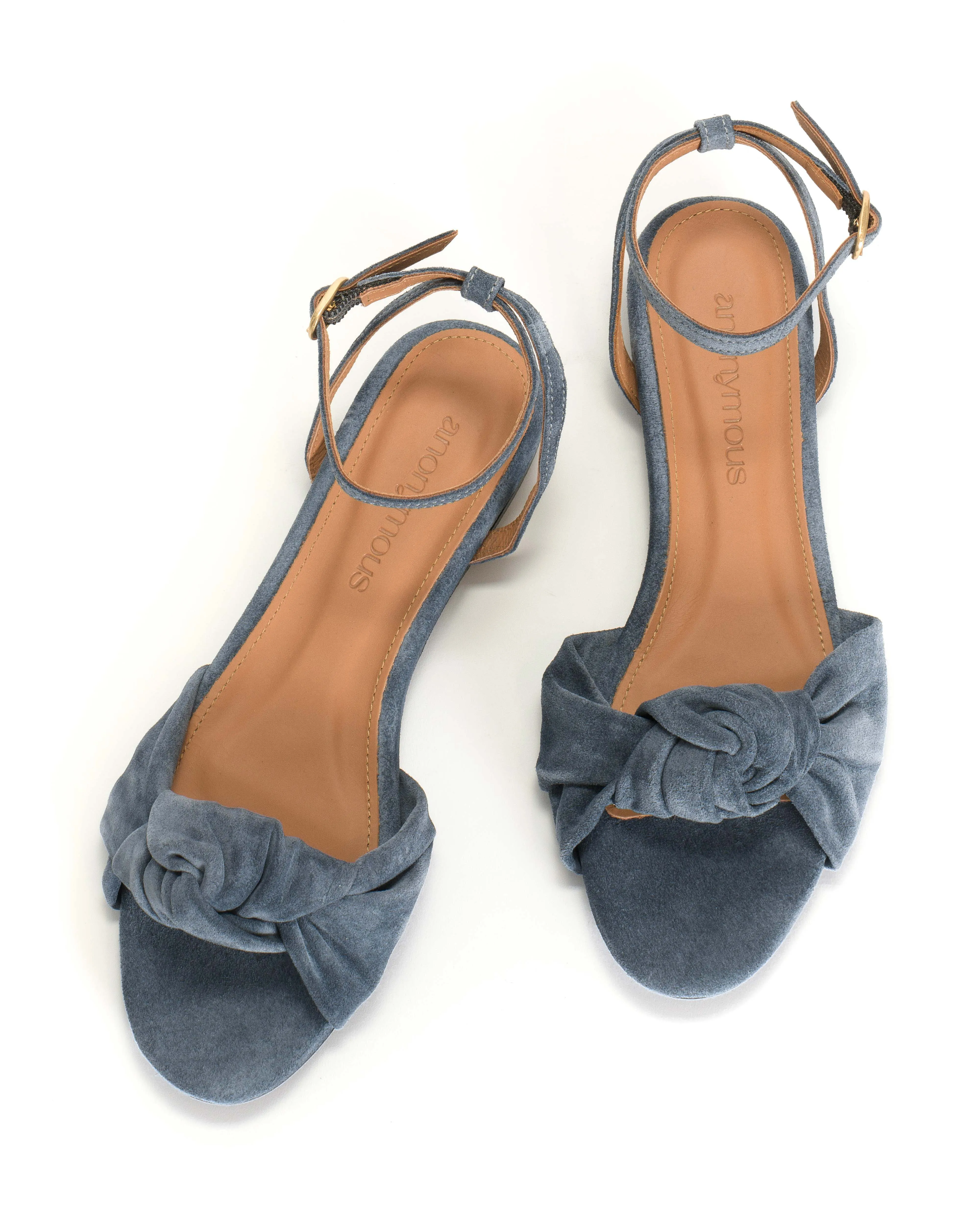 Aliza 10 Calf suede Denim blue sold by Anonymous Copenhagen product image thumbnail 4