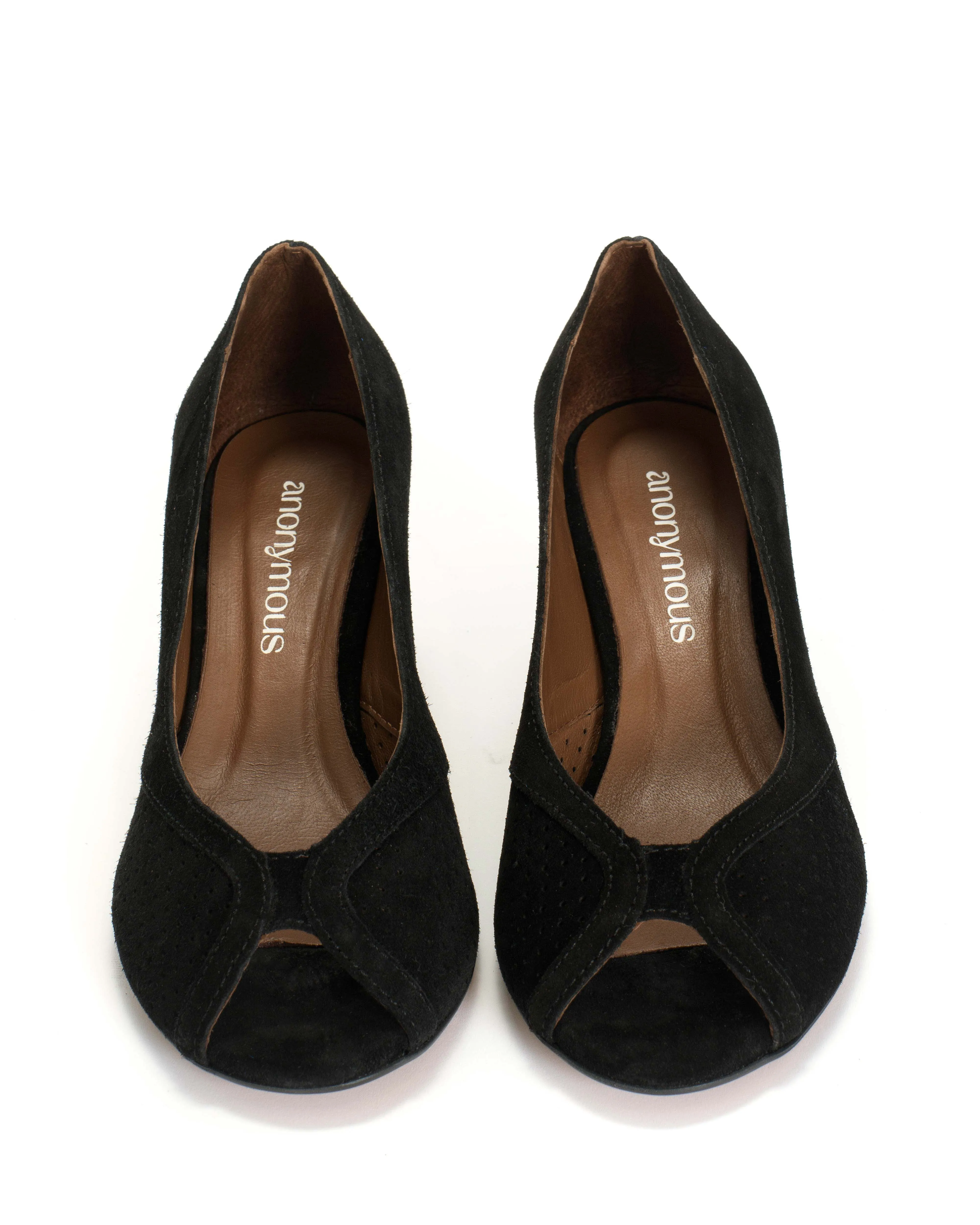 Tiffany stiletto Calf suede Black sold by Anonymous Copenhagen product image thumbnail 3
