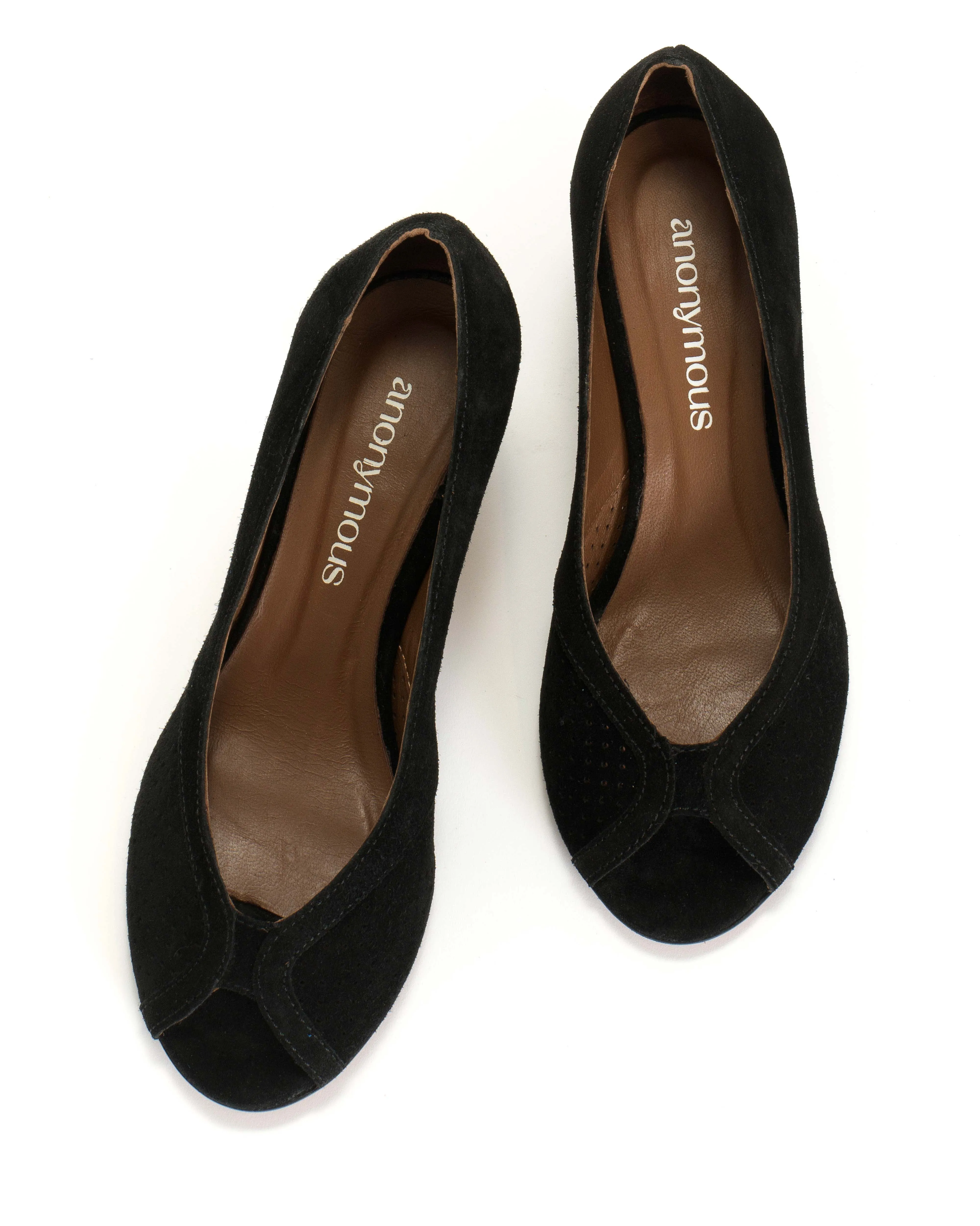 Tiffany stiletto Calf suede Black sold by Anonymous Copenhagen product image thumbnail 4