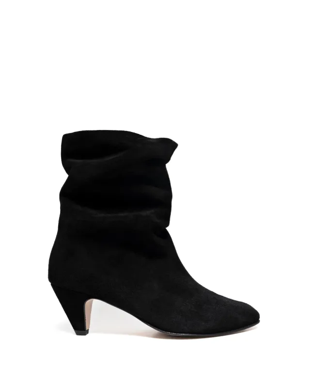 Vully 50 Stiletto Calf suede Black sold by Anonymous Copenhagen