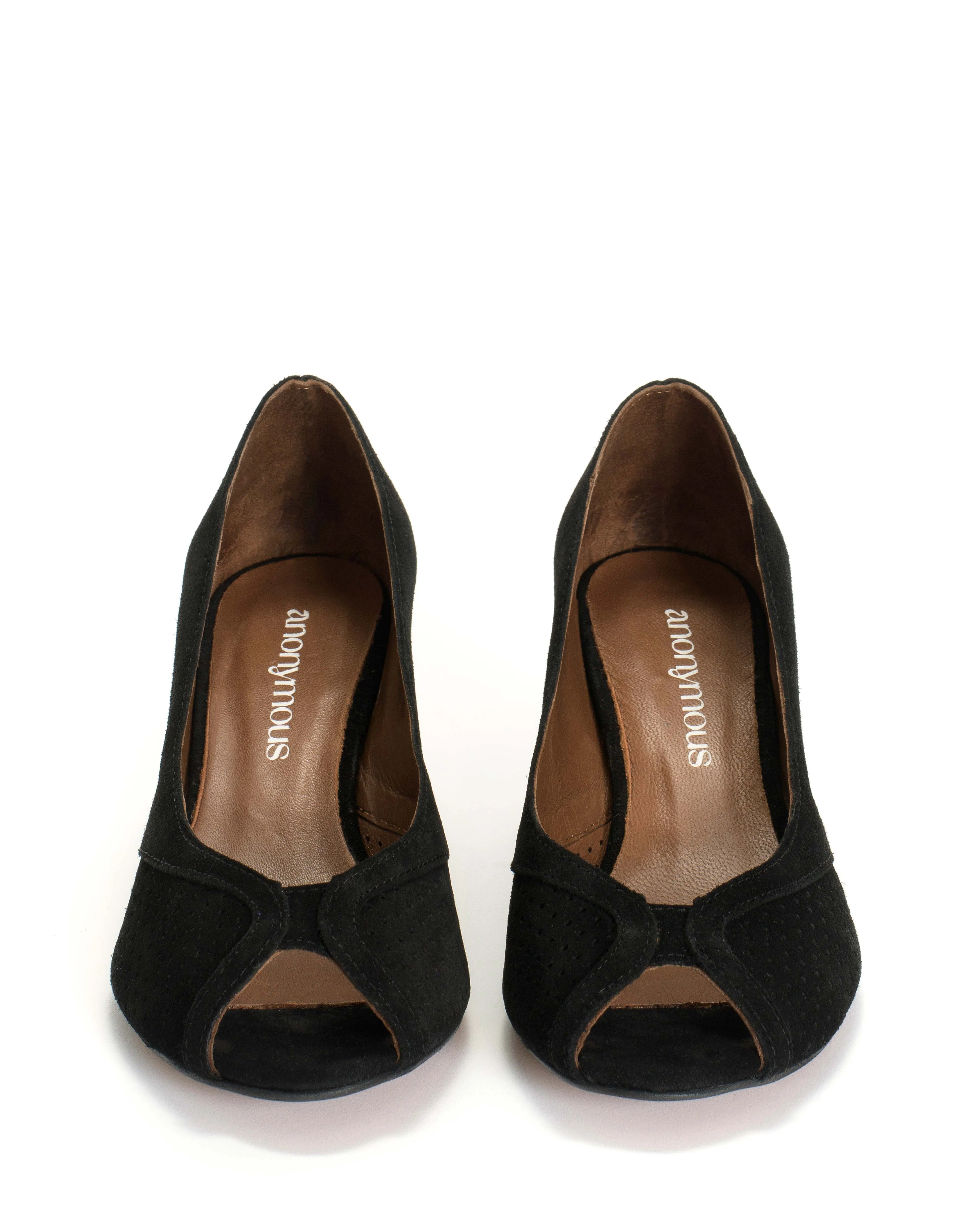 Tiffany triangle Calf suede Black sold by Anonymous Copenhagen product image thumbnail 3