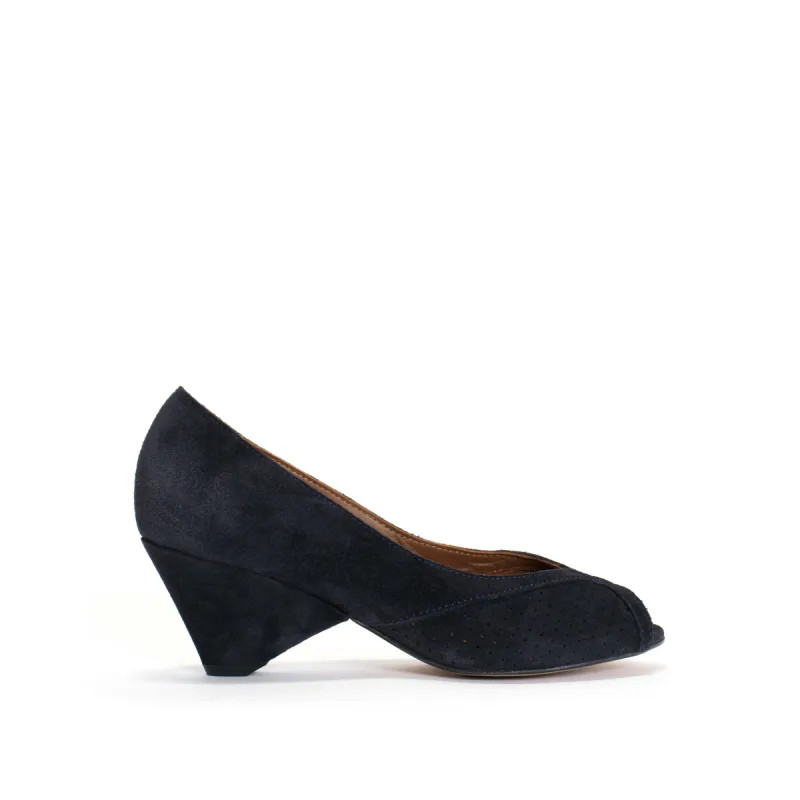 Tiffany Triangle Calf suede Dark blue sold by Anonymous Copenhagen