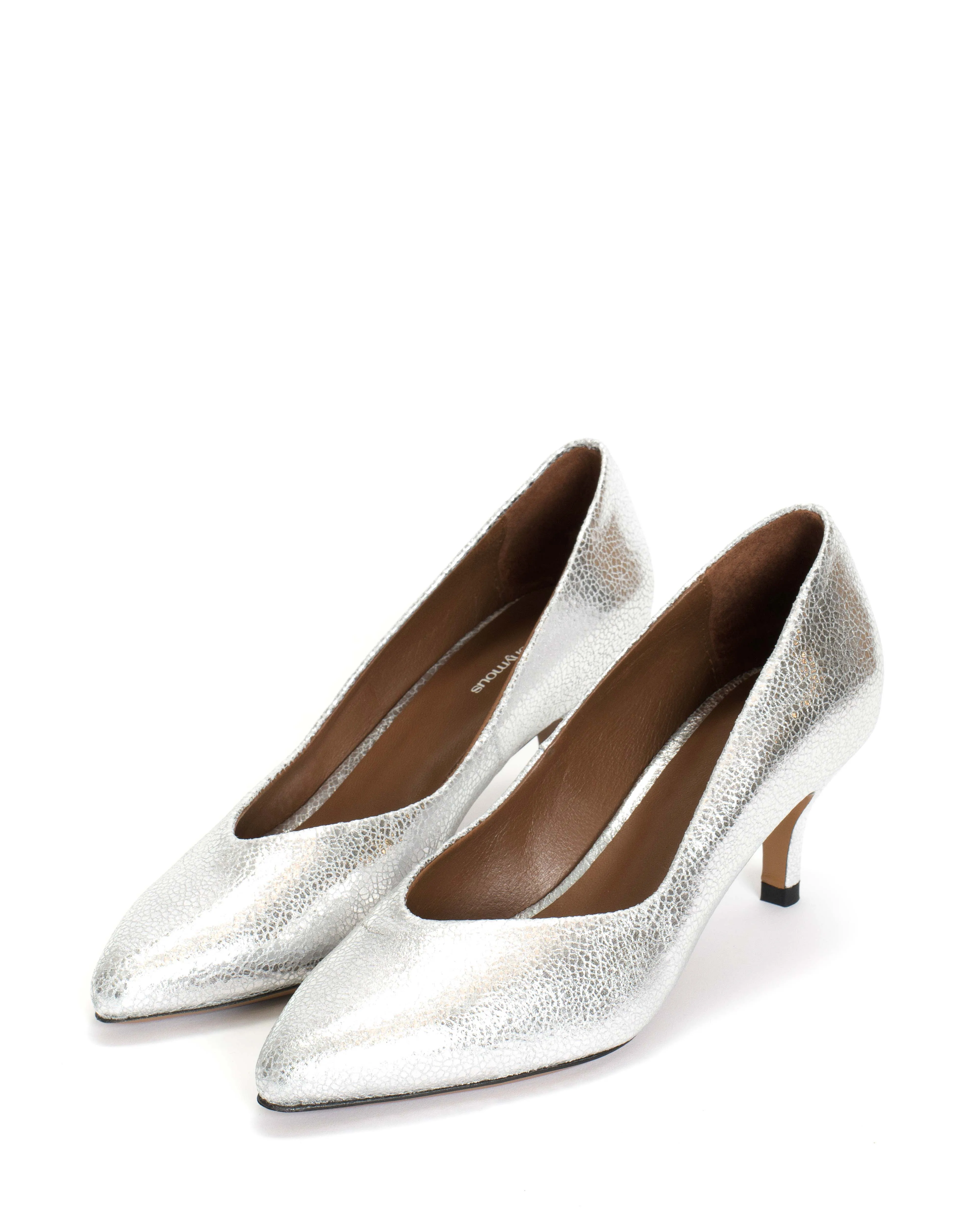 Trini 55 Crackled metallic goat Silver sold by Anonymous Copenhagen product image thumbnail 2