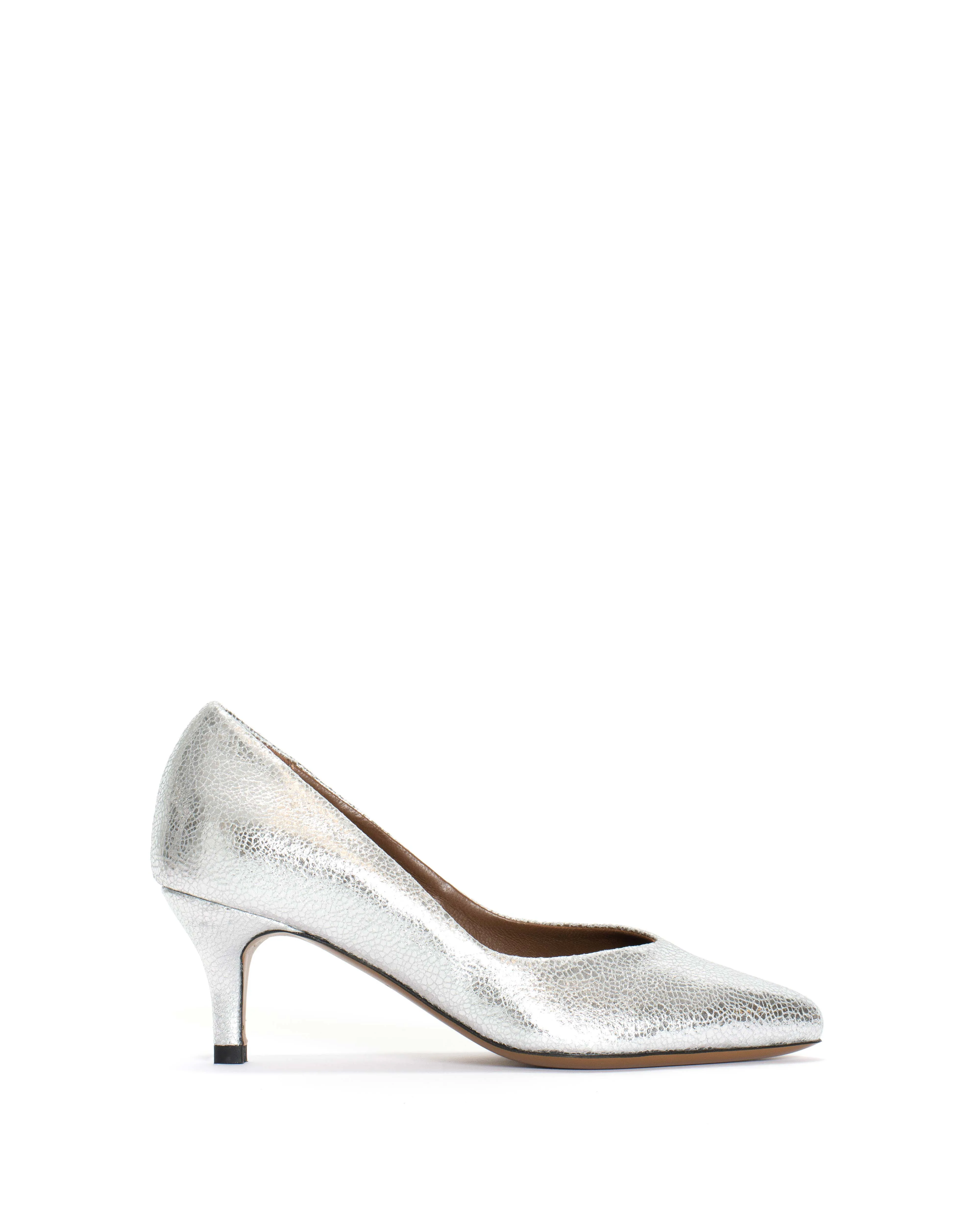 Trini 55 Crackled metallic goat Silver sold by Anonymous Copenhagen