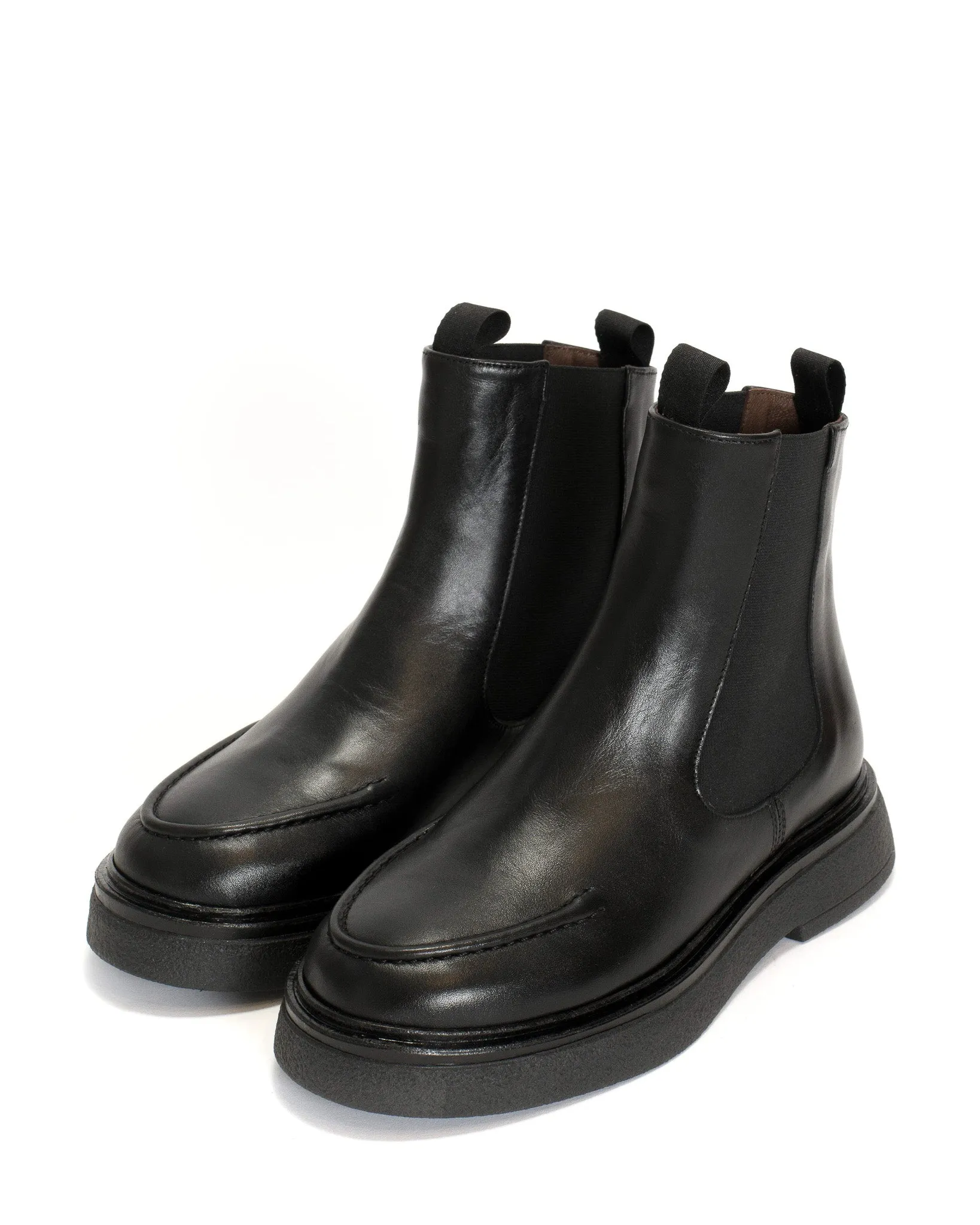 Kikie flat platform Soft calf & sole Black & Black sold by Anonymous Copenhagen product image thumbnail 2