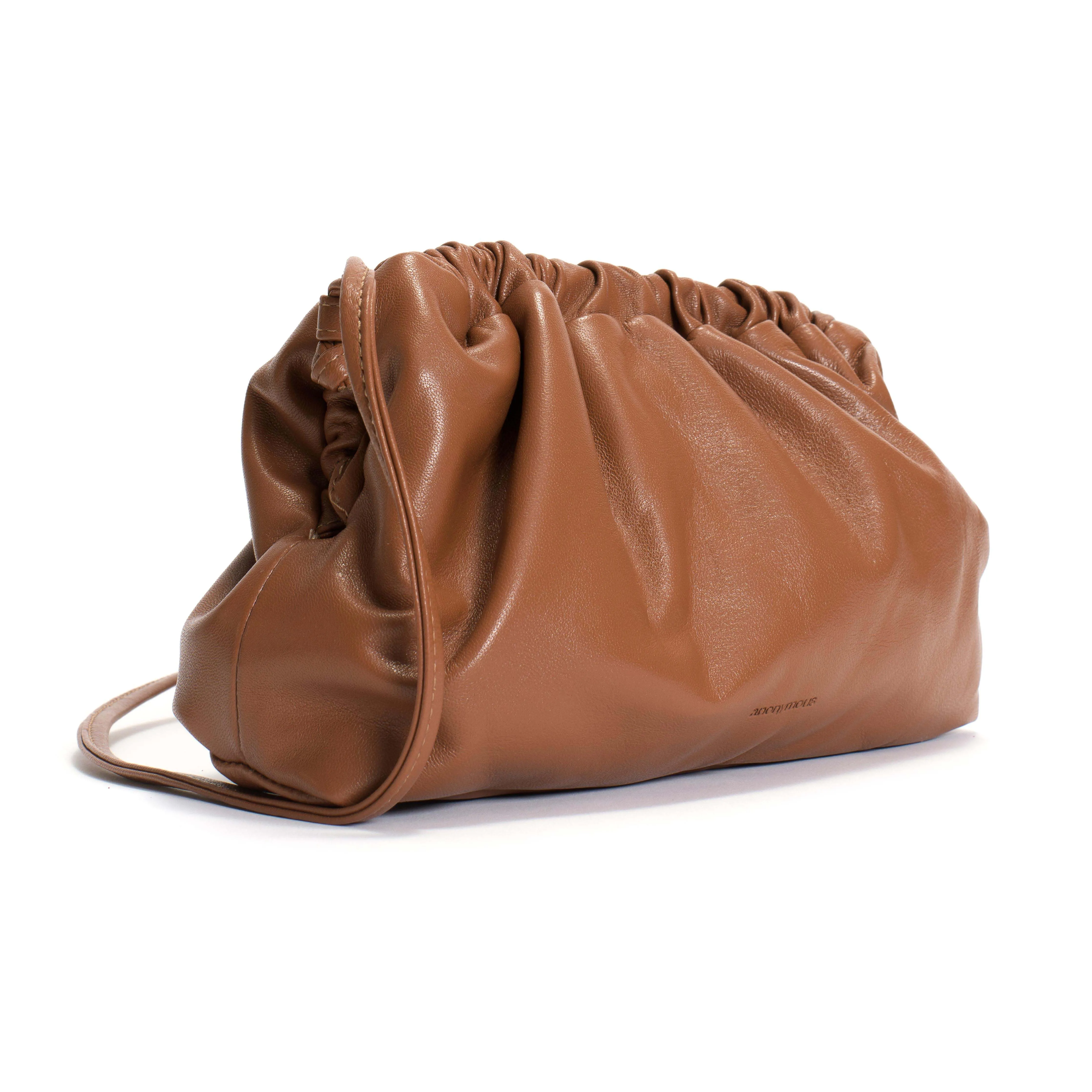 Hally petite cloud bag Shiny lamb Hazelnut sold by Anonymous Copenhagen product image thumbnail 2