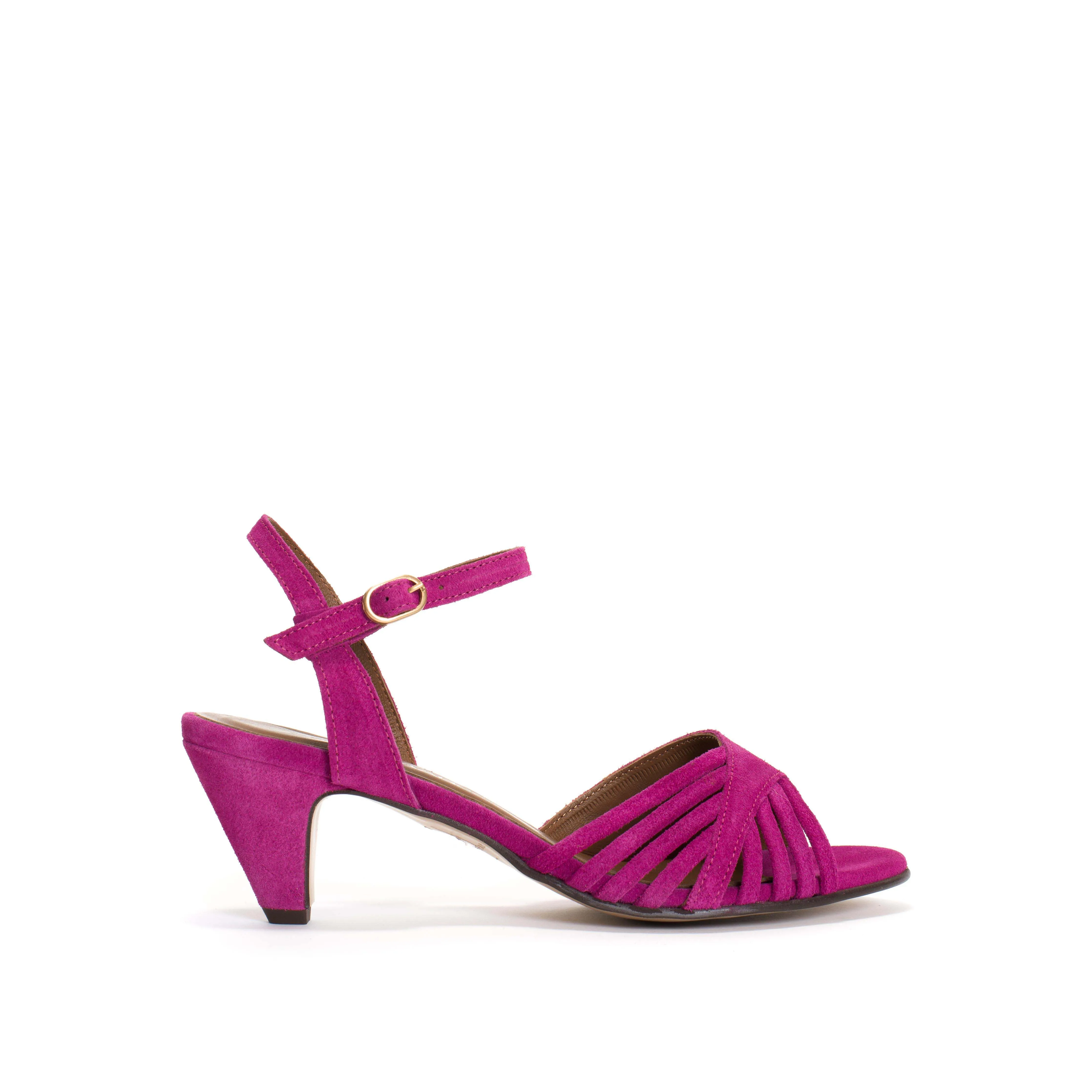 Hermine Calf suede Raspberry sold by Anonymous Copenhagen