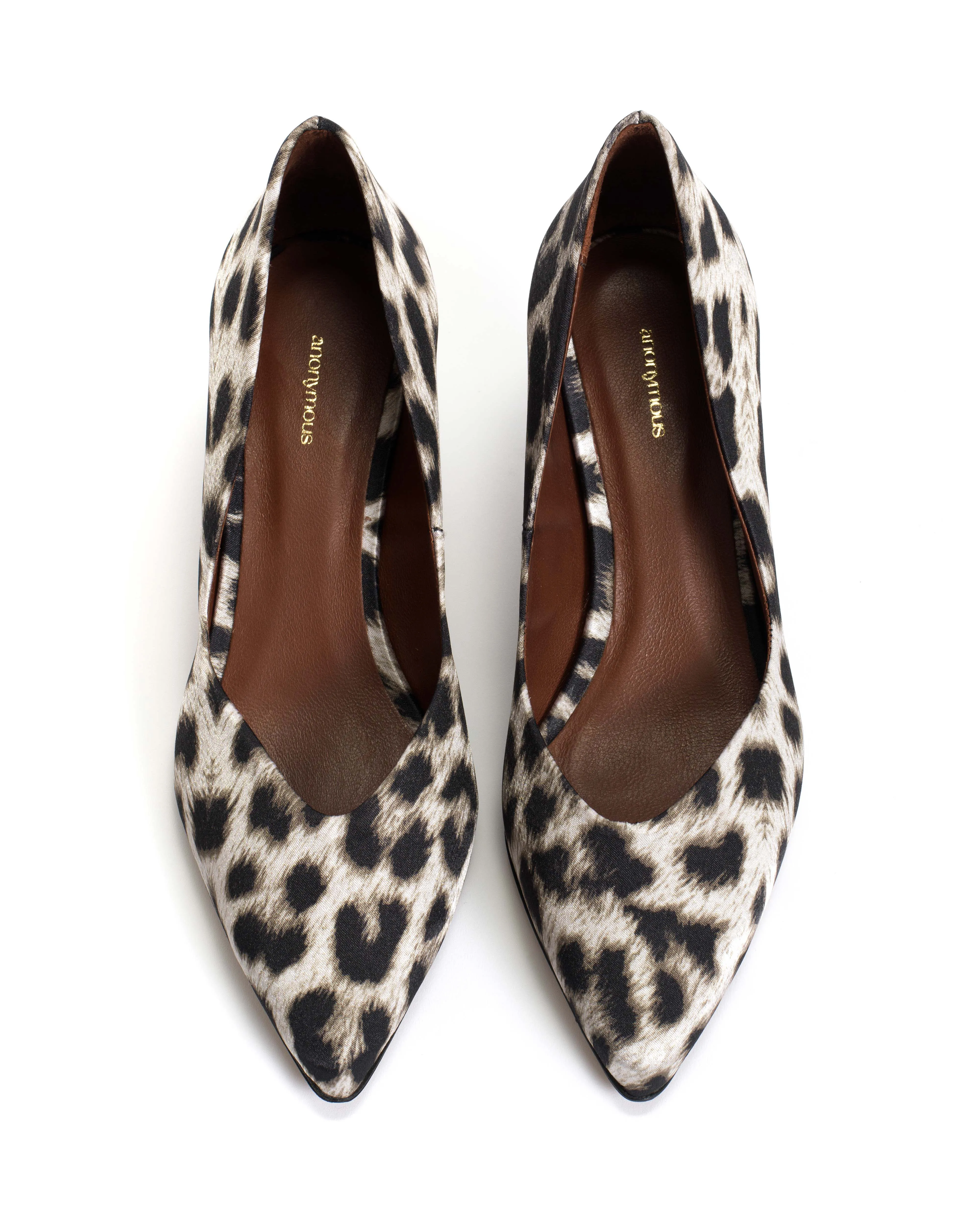 Trini 55 Satin print Snow leopard sold by Anonymous Copenhagen product image thumbnail 3