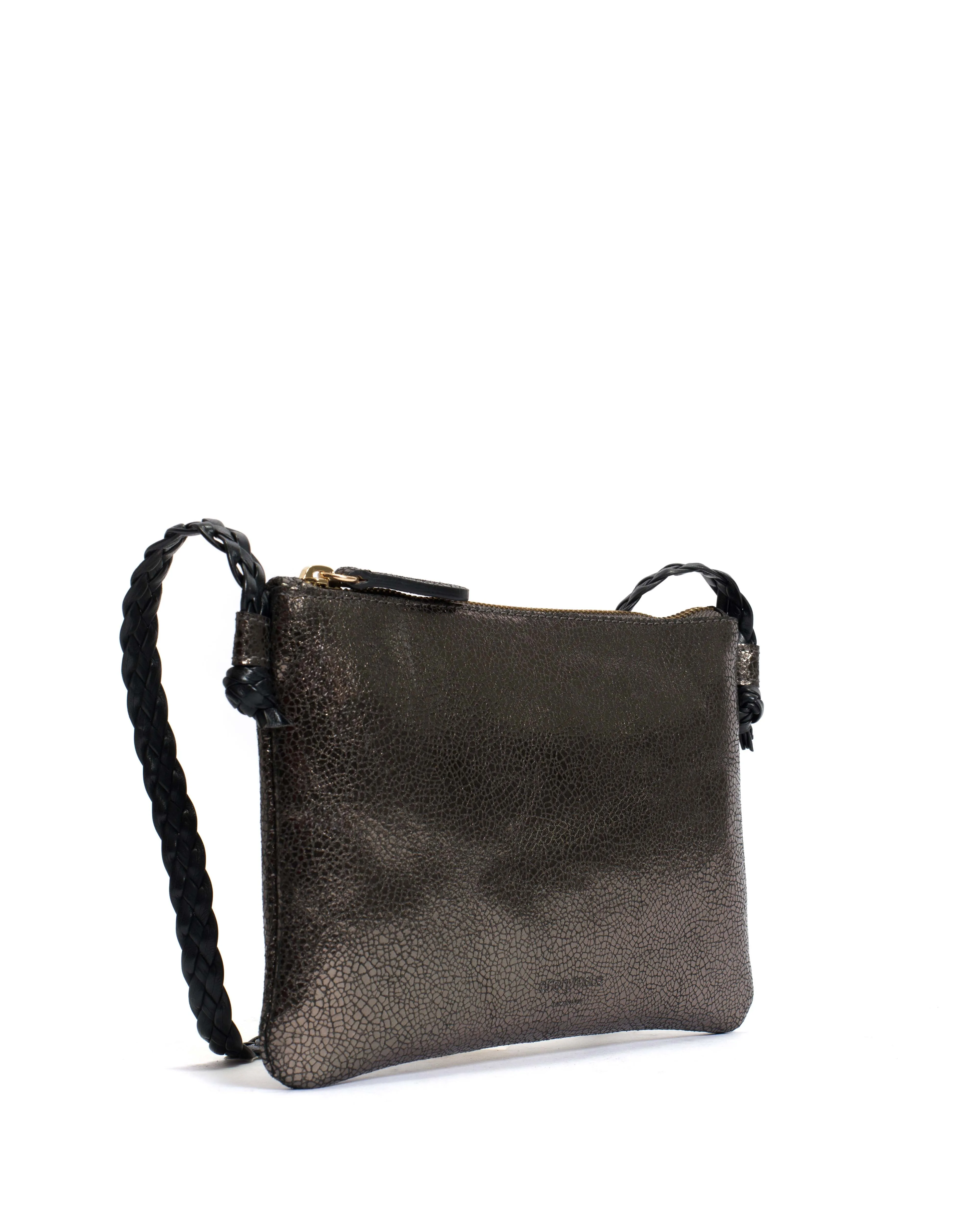 Thinna clutch Crackled metallic goat Platinum sold by Anonymous Copenhagen product image thumbnail 2