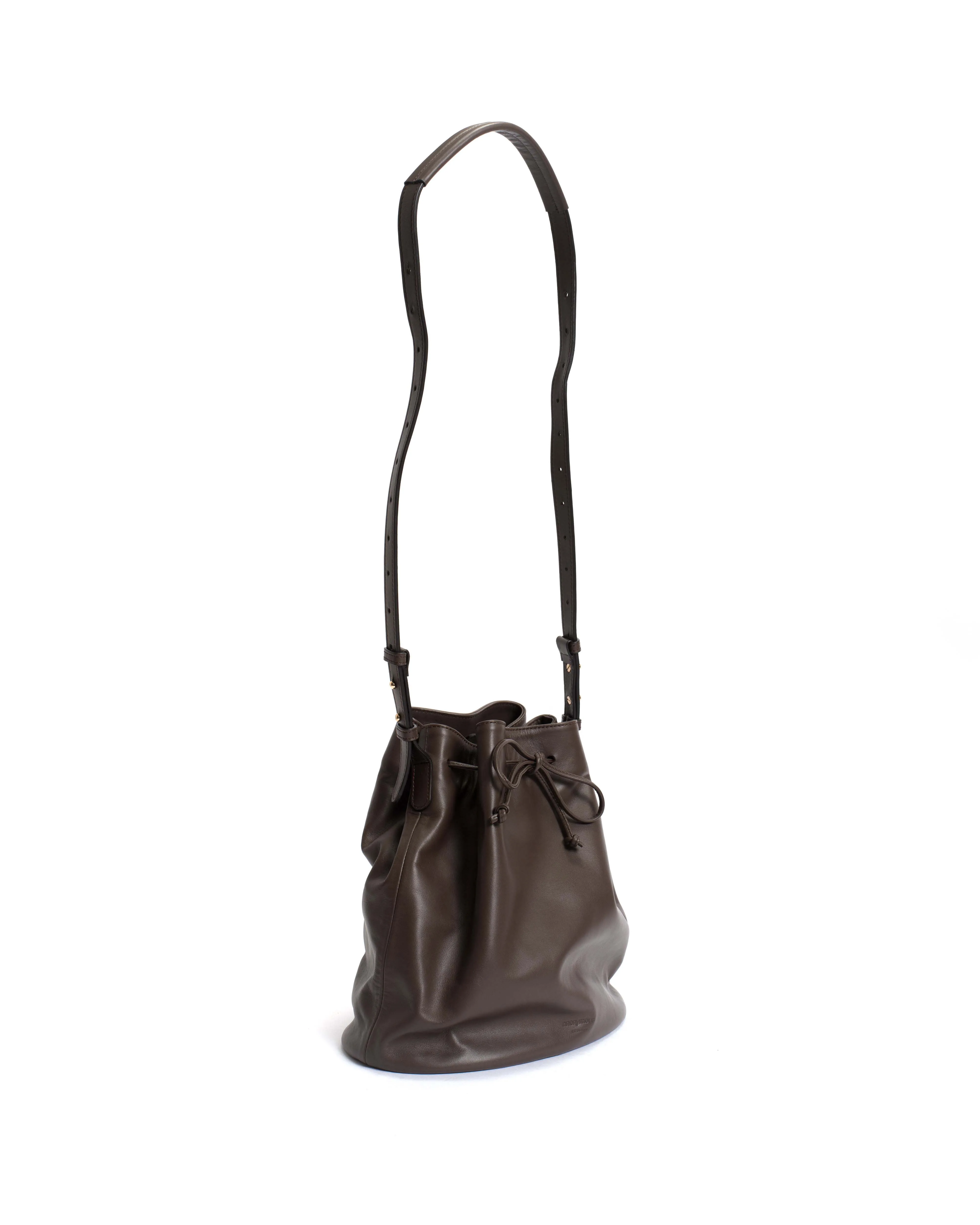 Kacey grand bucket bag Soft calf Coffee brown sold by Anonymous Copenhagen product image thumbnail 5