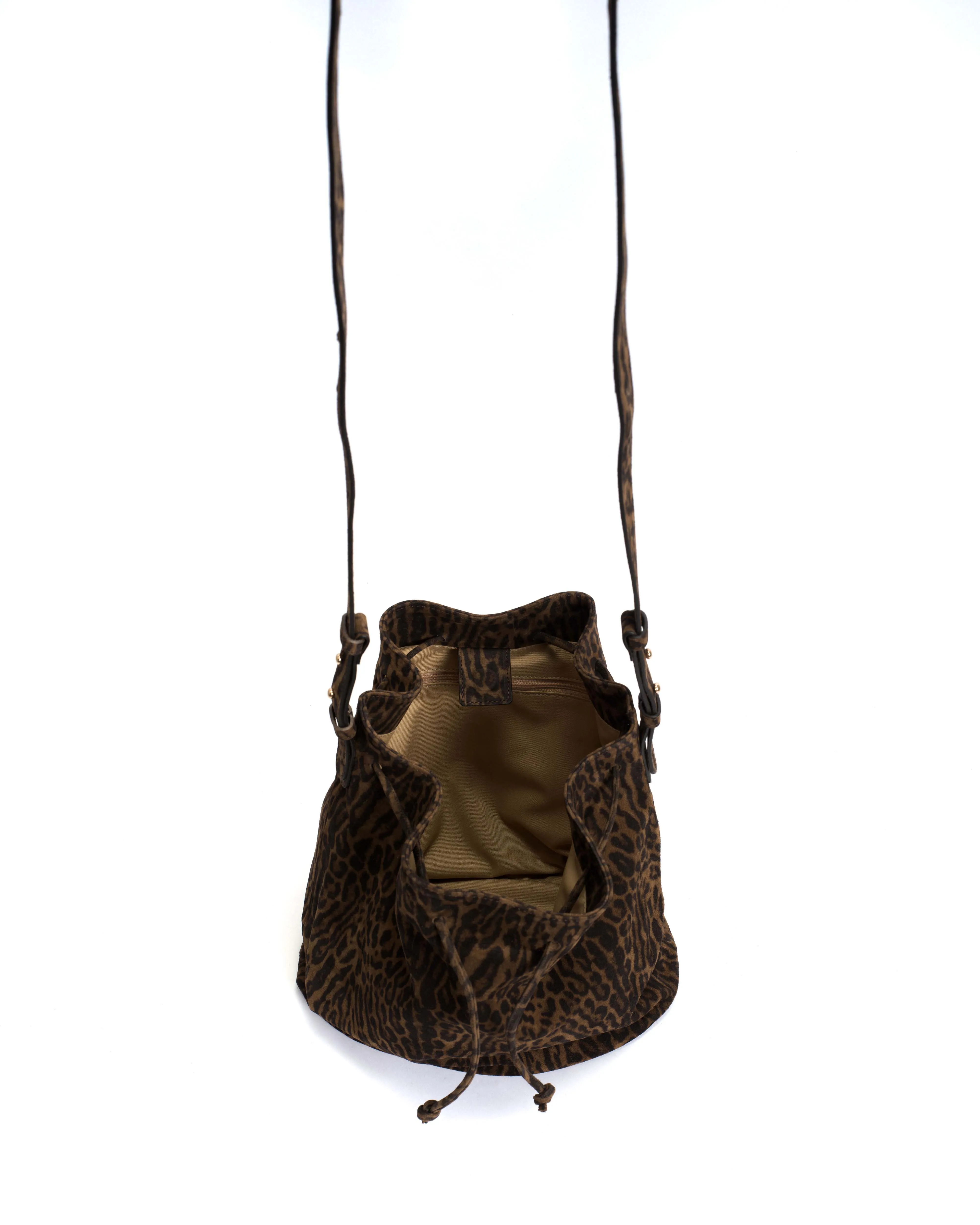 Kacey grand bucket bag Calf suede print Jaguar sold by Anonymous Copenhagen product image thumbnail 3