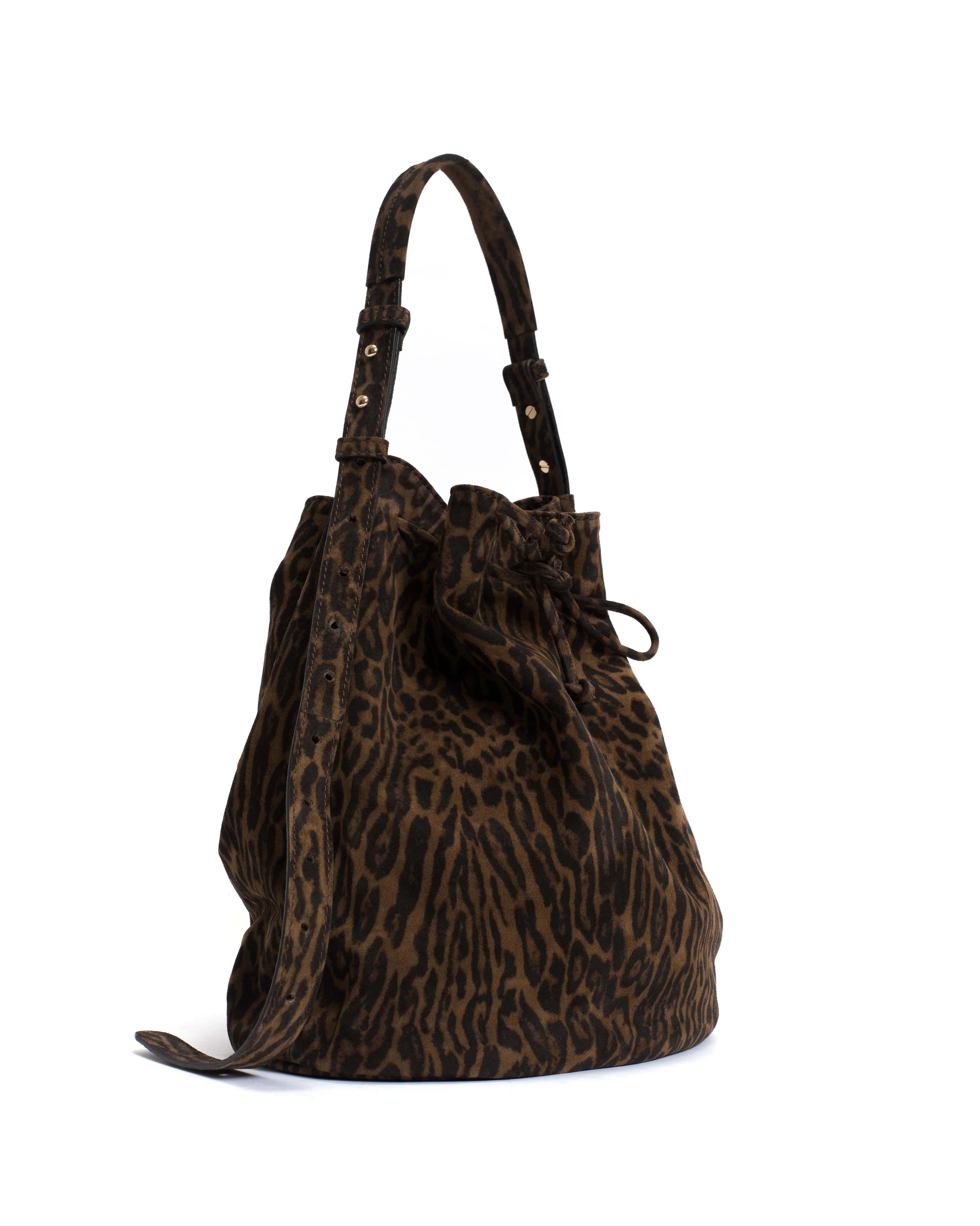 Kacey grand bucket bag Calf suede print Jaguar sold by Anonymous Copenhagen product image thumbnail 2