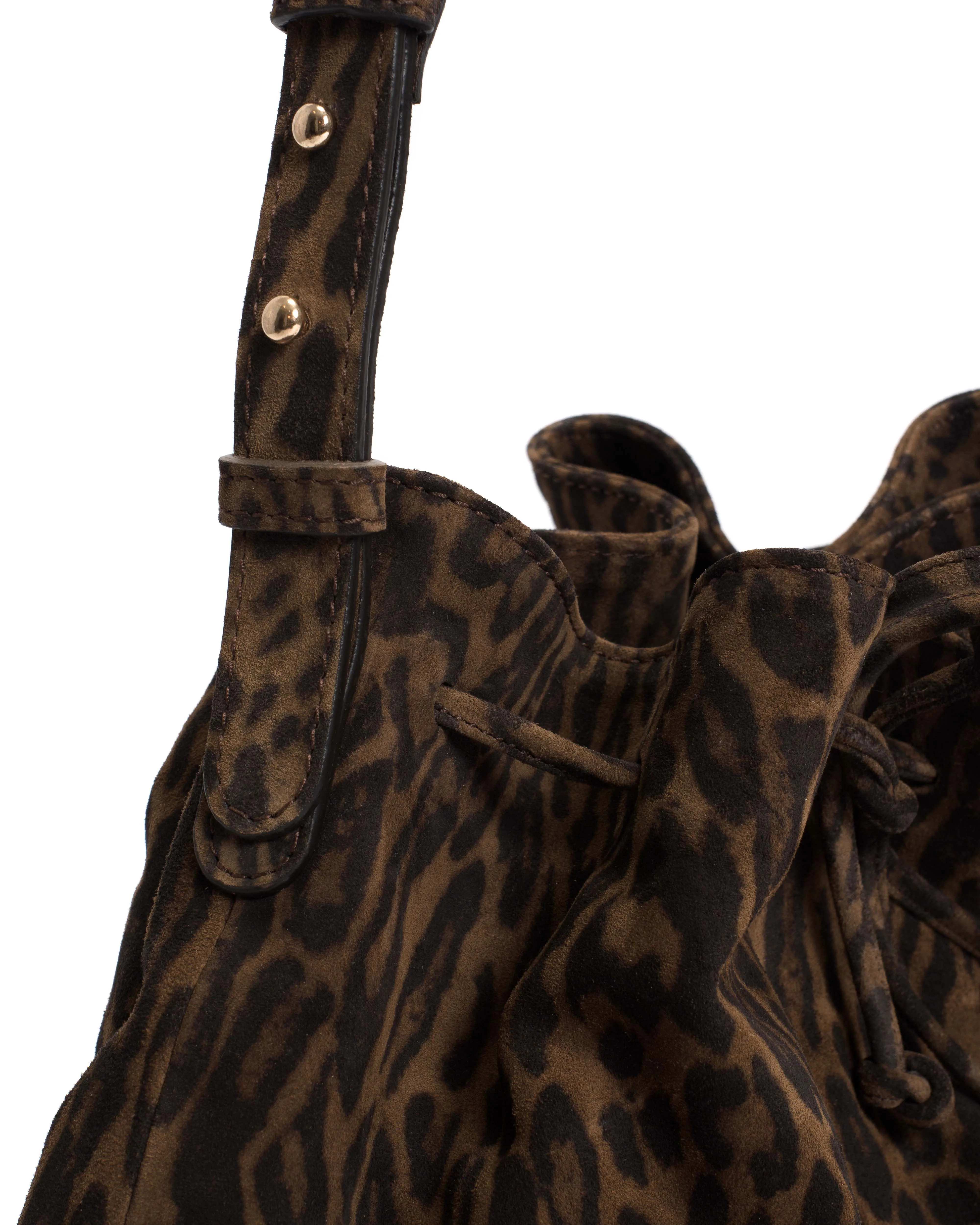 Kacey grand bucket bag Calf suede print Jaguar sold by Anonymous Copenhagen product image thumbnail 4