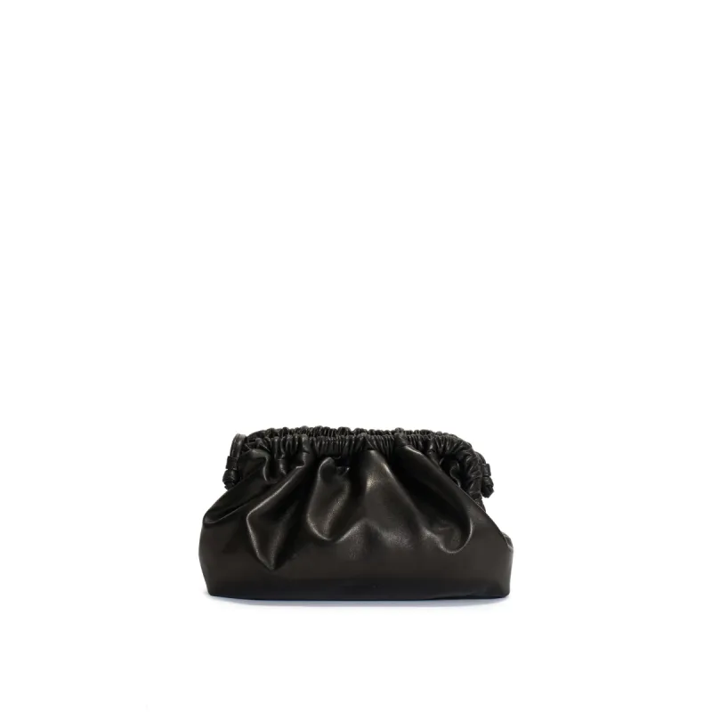 Hally petite cloud bag Shiny lamb Black sold by Anonymous Copenhagen
