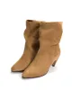 Vully 50 stiletto Calf suede Bamboo brown sold by Anonymous Copenhagen