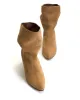 Vully 50 stiletto Calf suede Bamboo brown sold by Anonymous Copenhagen