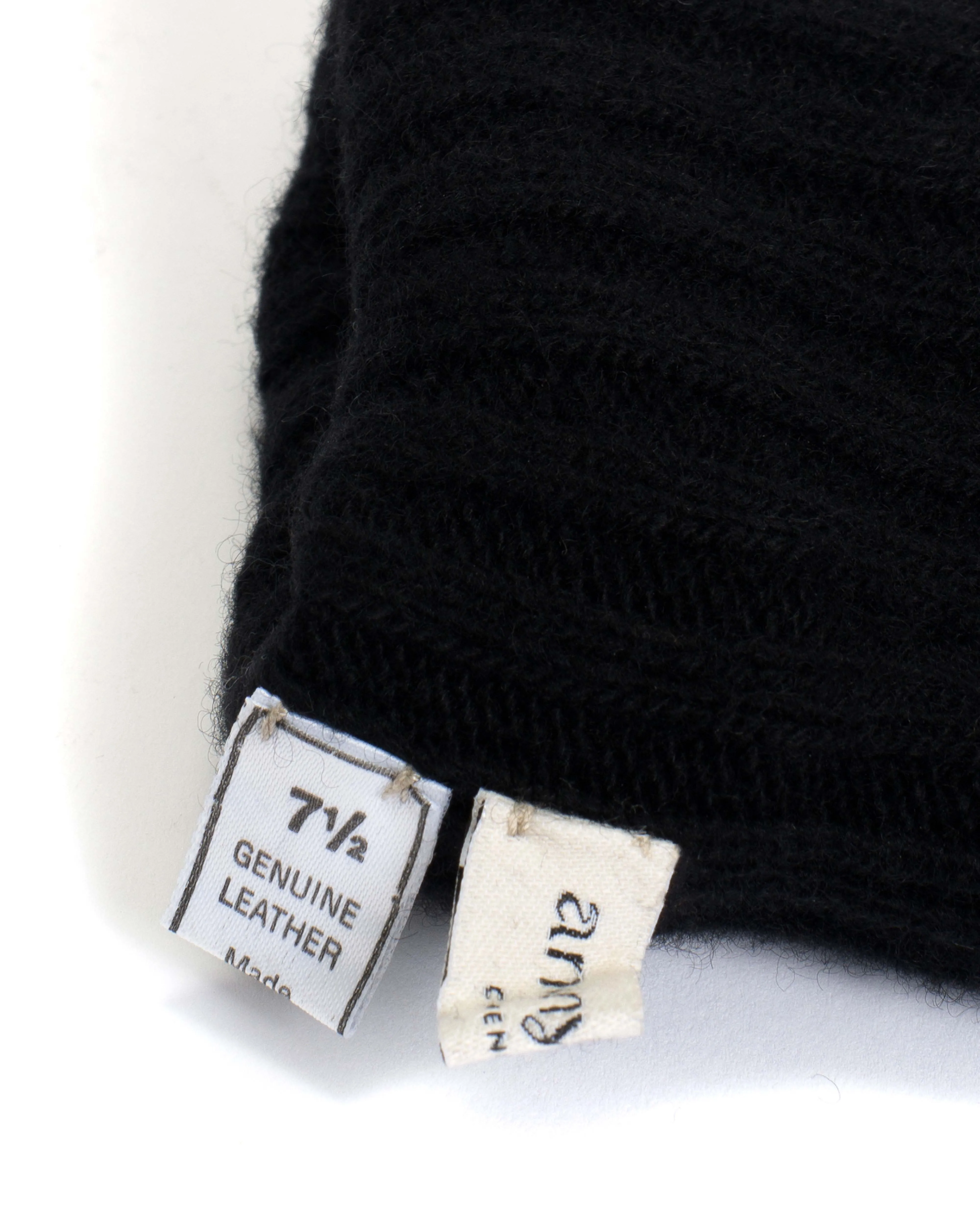 Hanni leather cashmere glove Lamb leather & 100% cashmere Black & black sold by Anonymous Copenhagen product image thumbnail 5