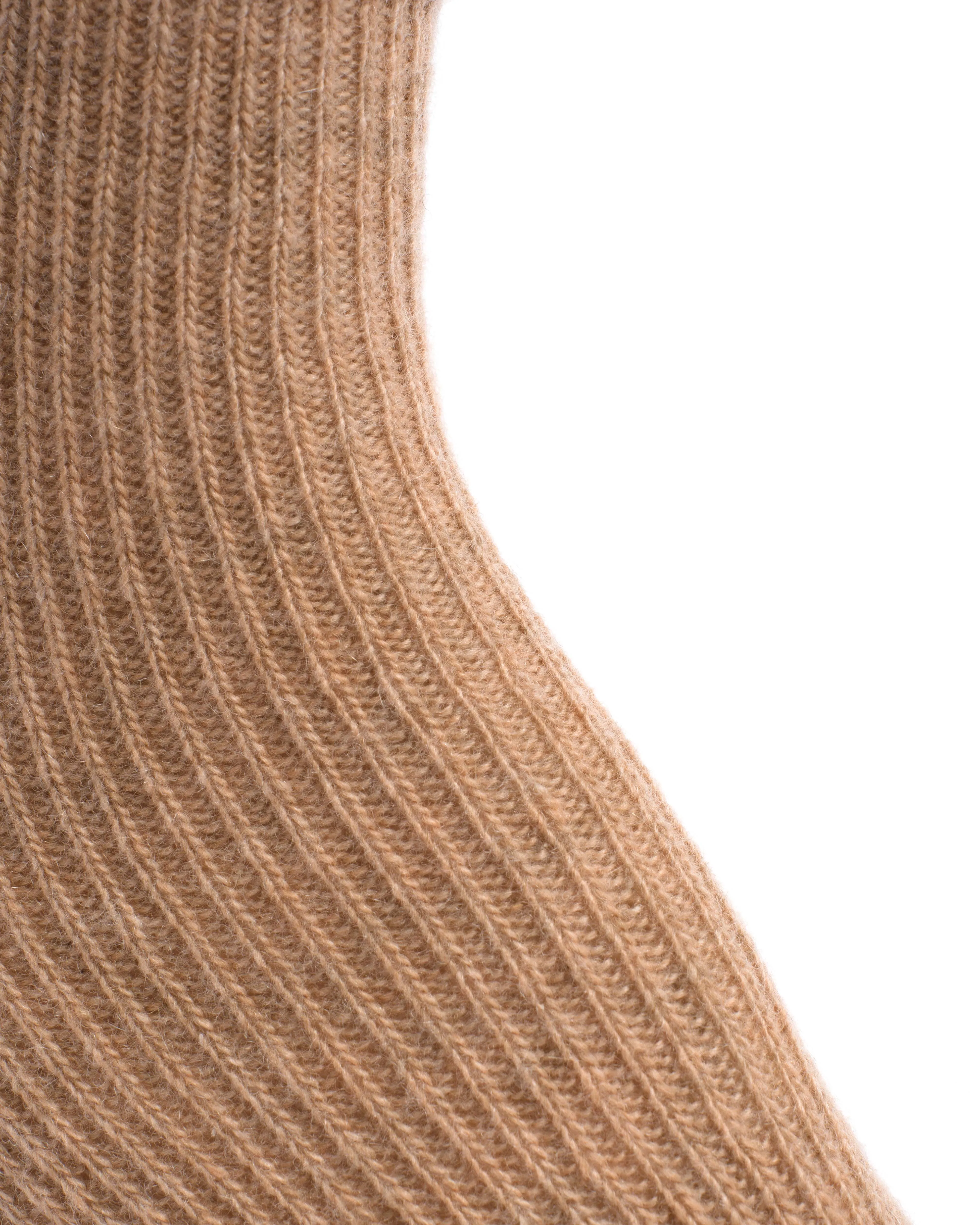 Lanai cashmere socks 70% wool 30% cashmere Caramel sold by Anonymous Copenhagen product image thumbnail 5