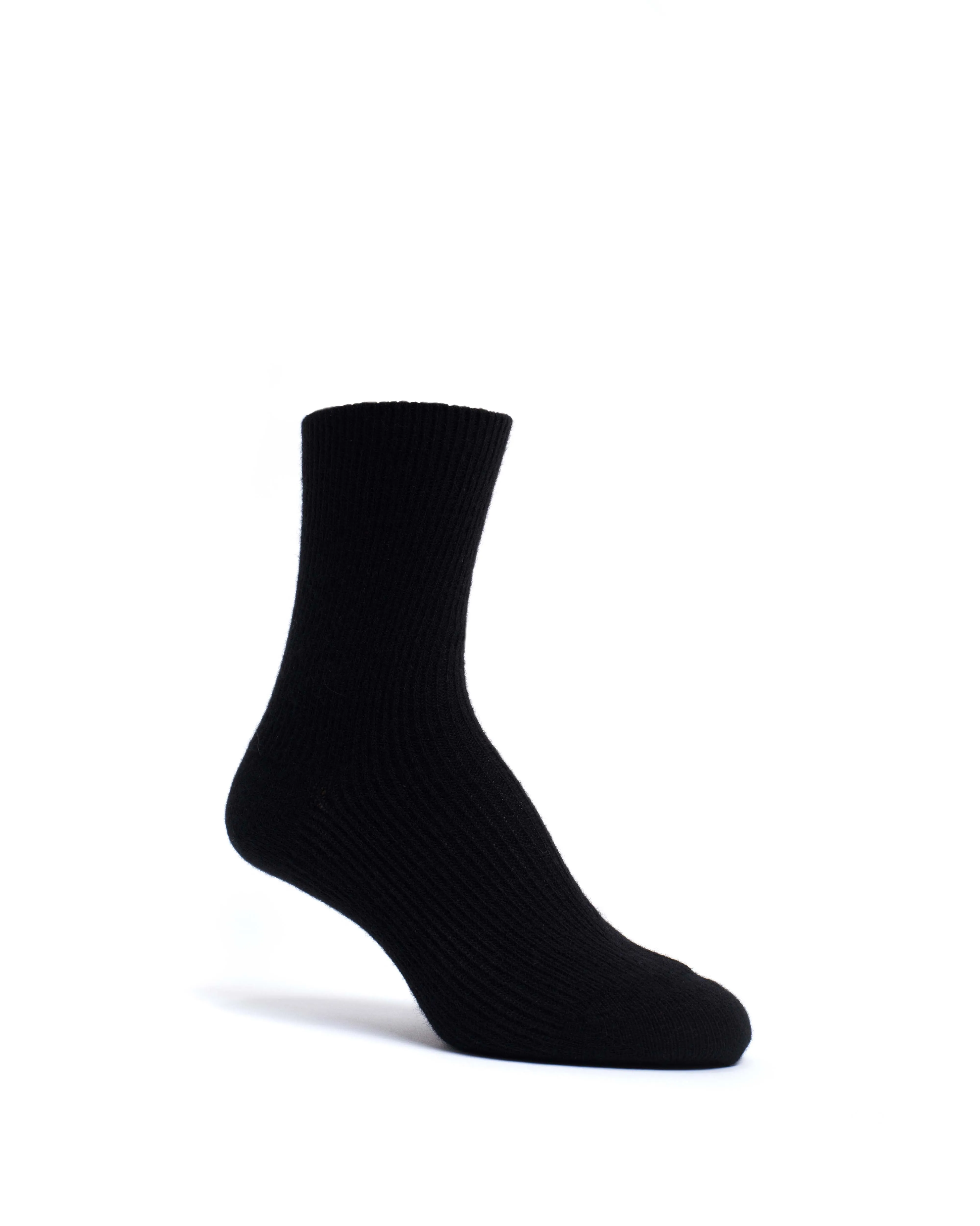 Lanai cashmere socks 70% wool 30% cashmere Black sold by Anonymous Copenhagen product image thumbnail 2