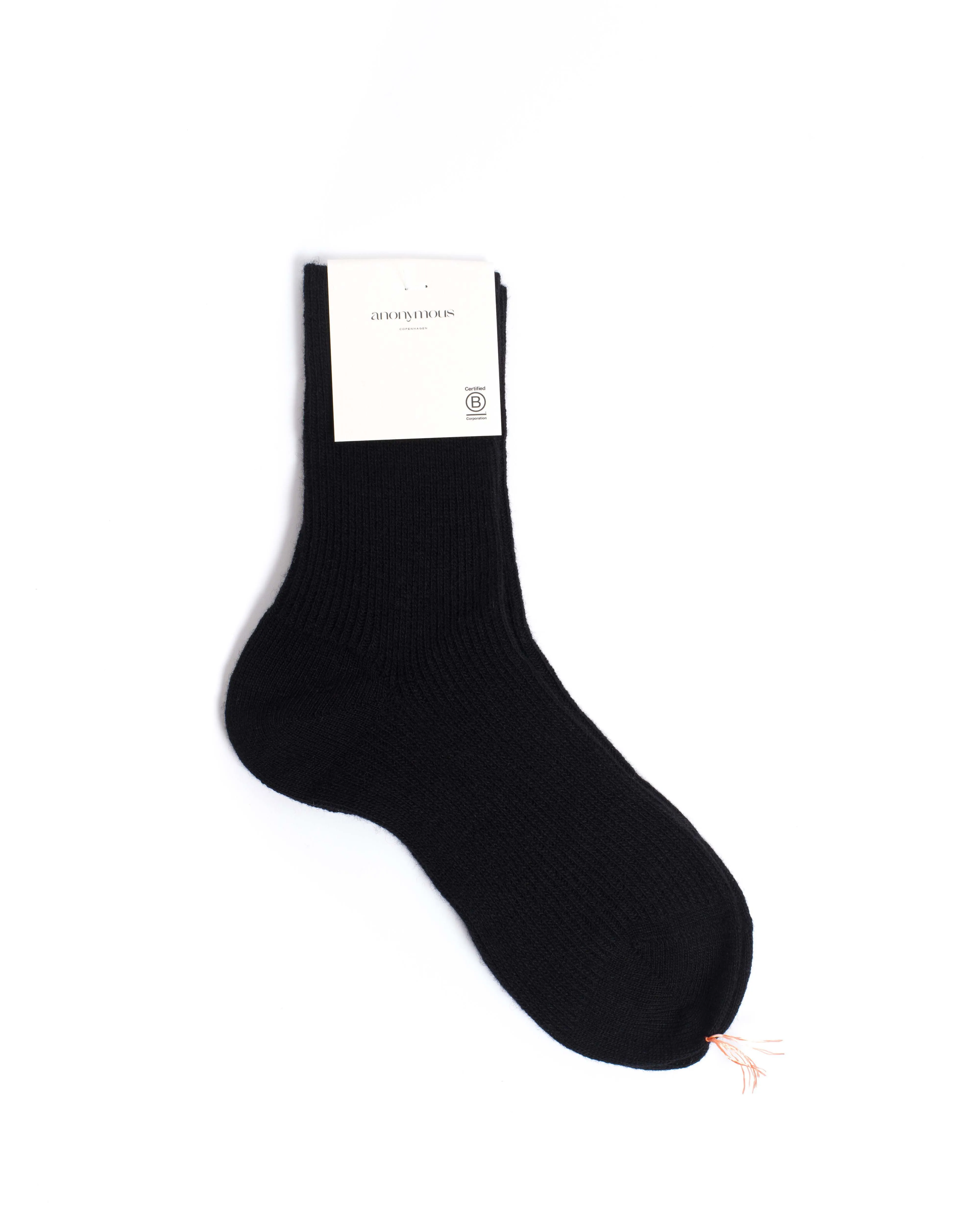 Lanai cashmere socks 70% wool 30% cashmere Black sold by Anonymous Copenhagen product image thumbnail 4