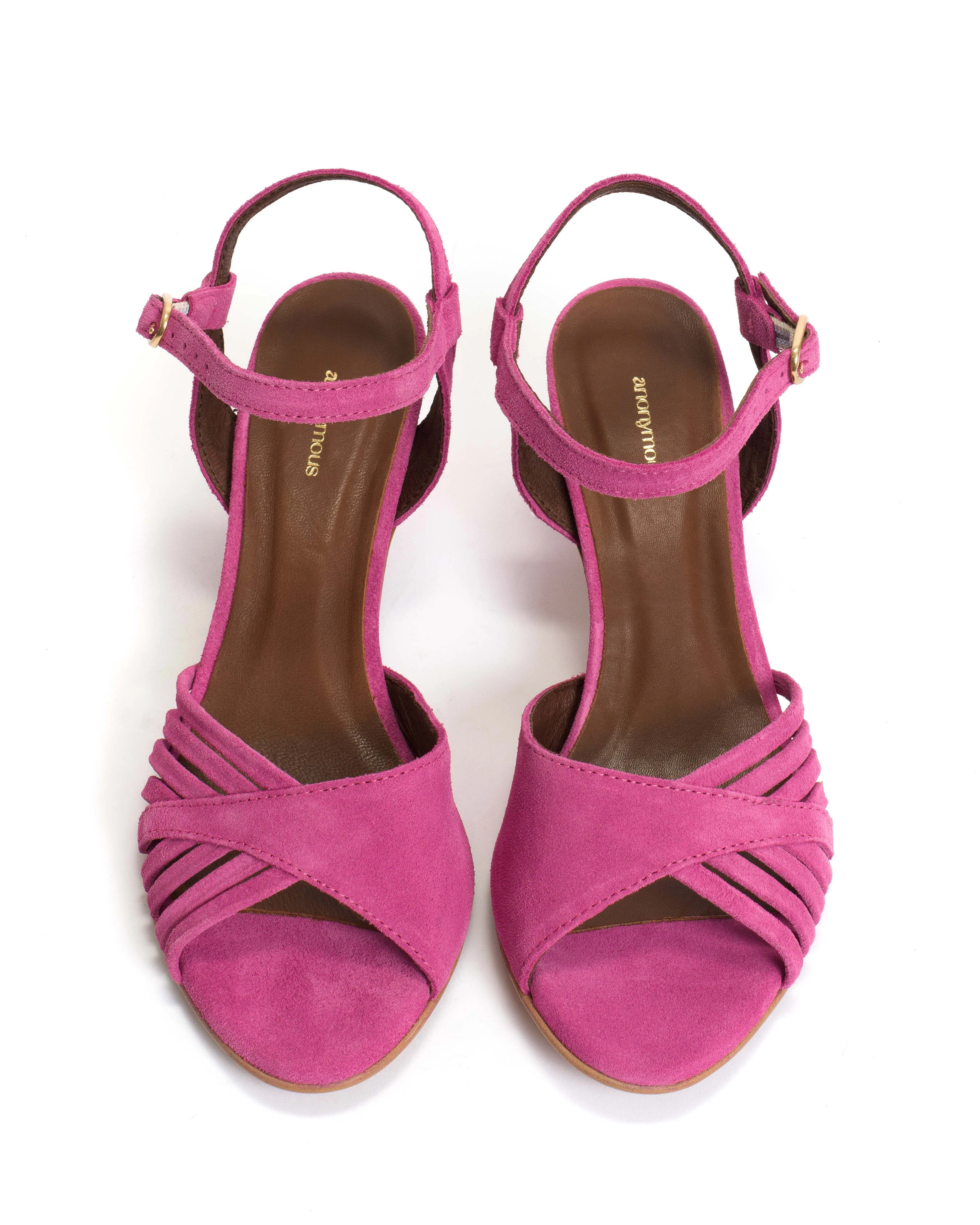 Hermine Calf suede Raspberry sorbet sold by Anonymous Copenhagen product image thumbnail 3