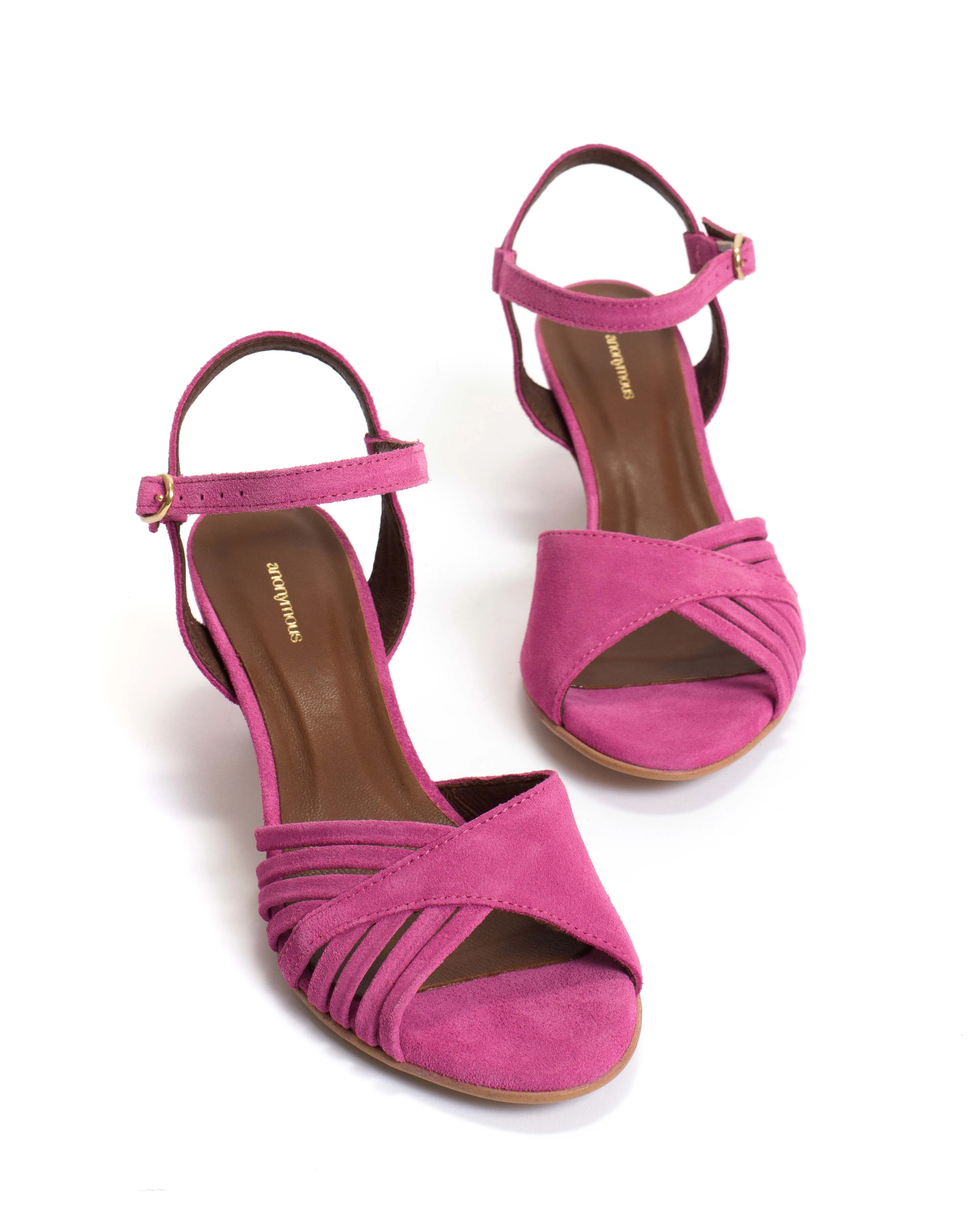Hermine Calf suede Raspberry sorbet sold by Anonymous Copenhagen product image thumbnail 5