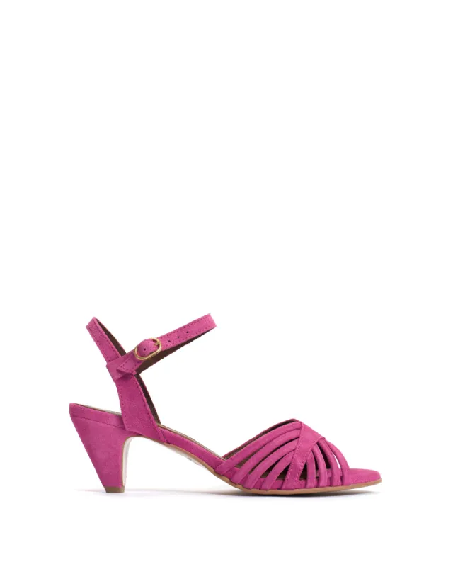 Hermine Calf suede Raspberry sorbet sold by Anonymous Copenhagen