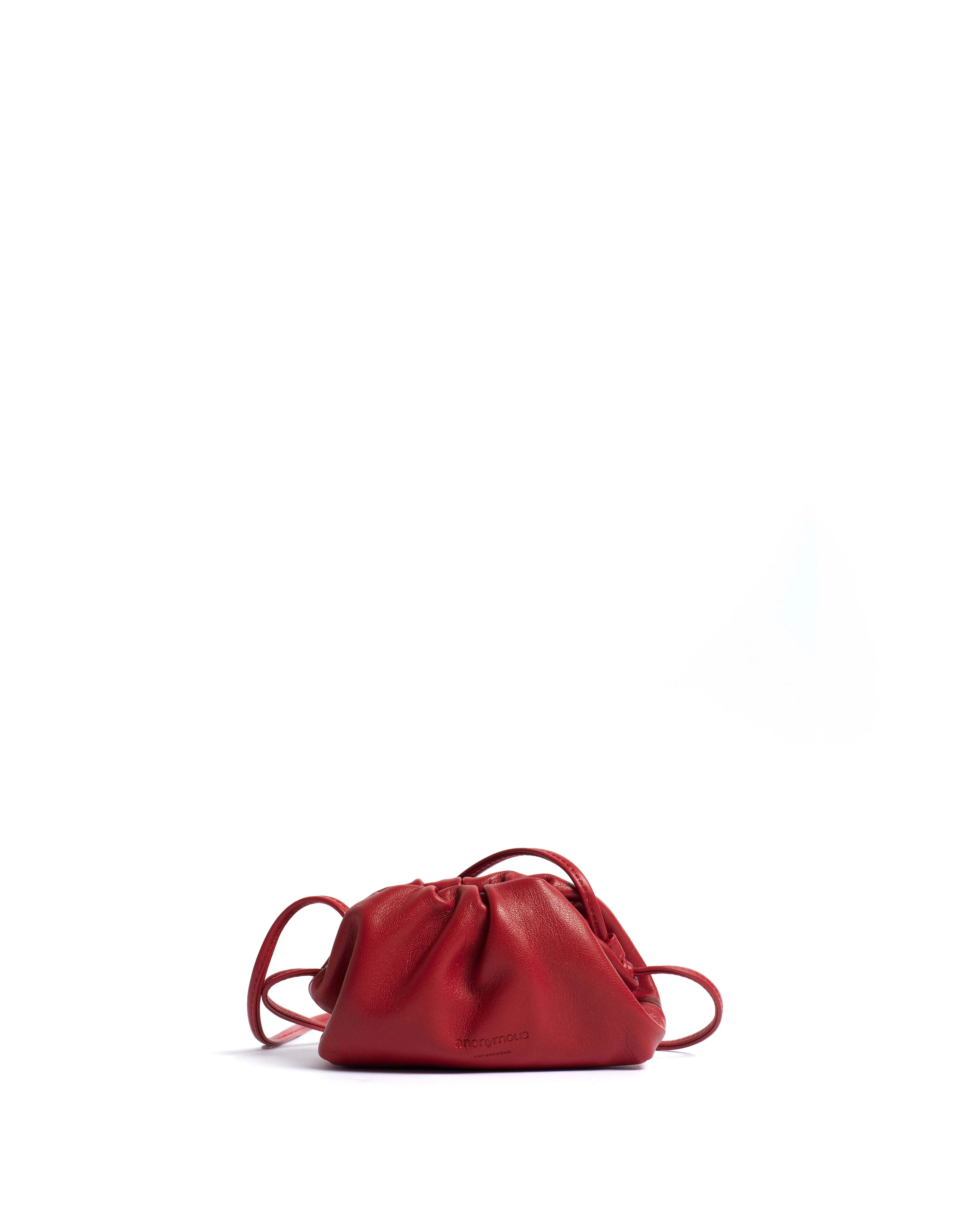 Enuice petite purse Silky lamb Ruby red sold by Anonymous Copenhagen