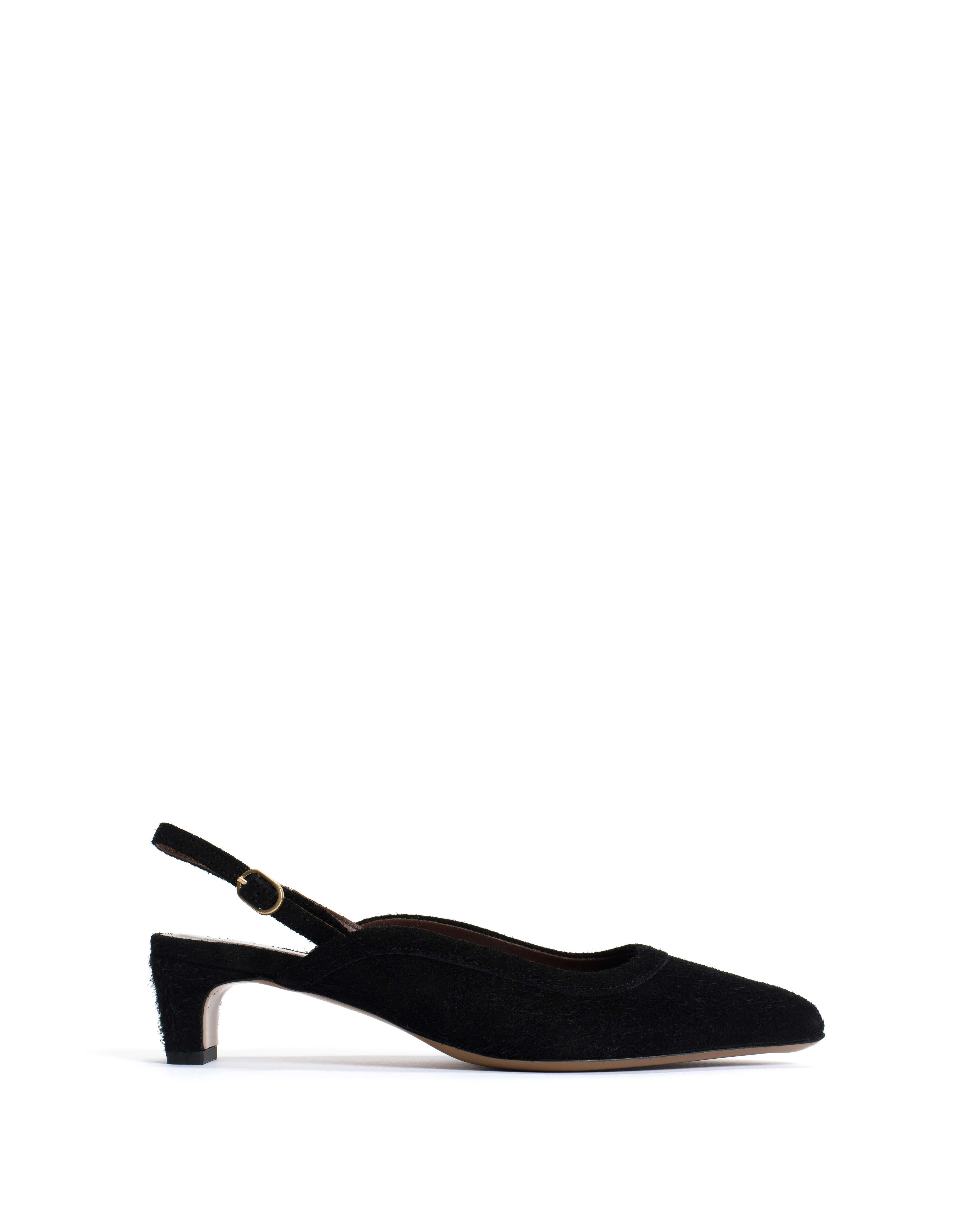 Fanny 40 Plushed calf suede Black sold by Anonymous Copenhagen