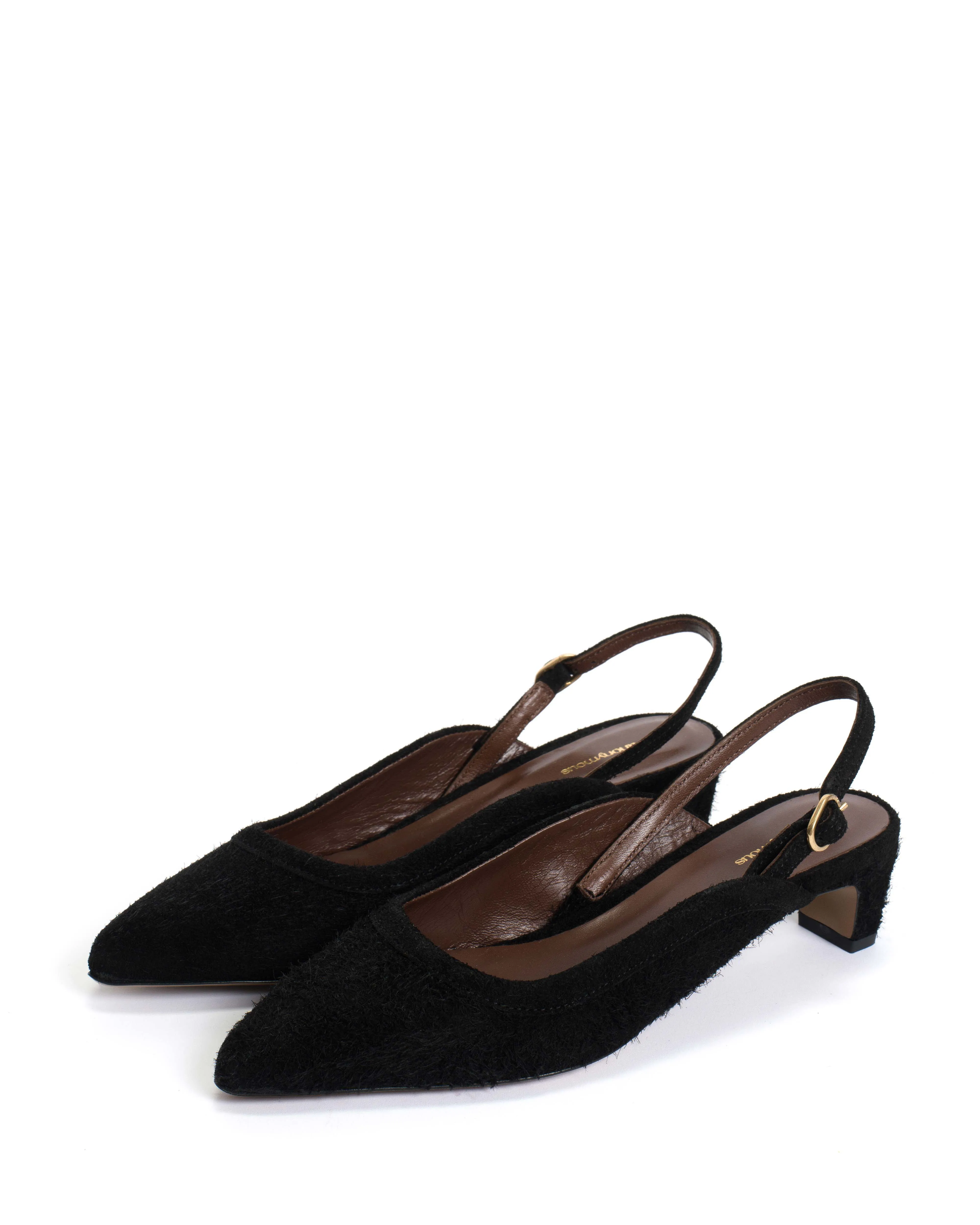 Fanny 40 Plushed calf suede Black sold by Anonymous Copenhagen product image thumbnail 2