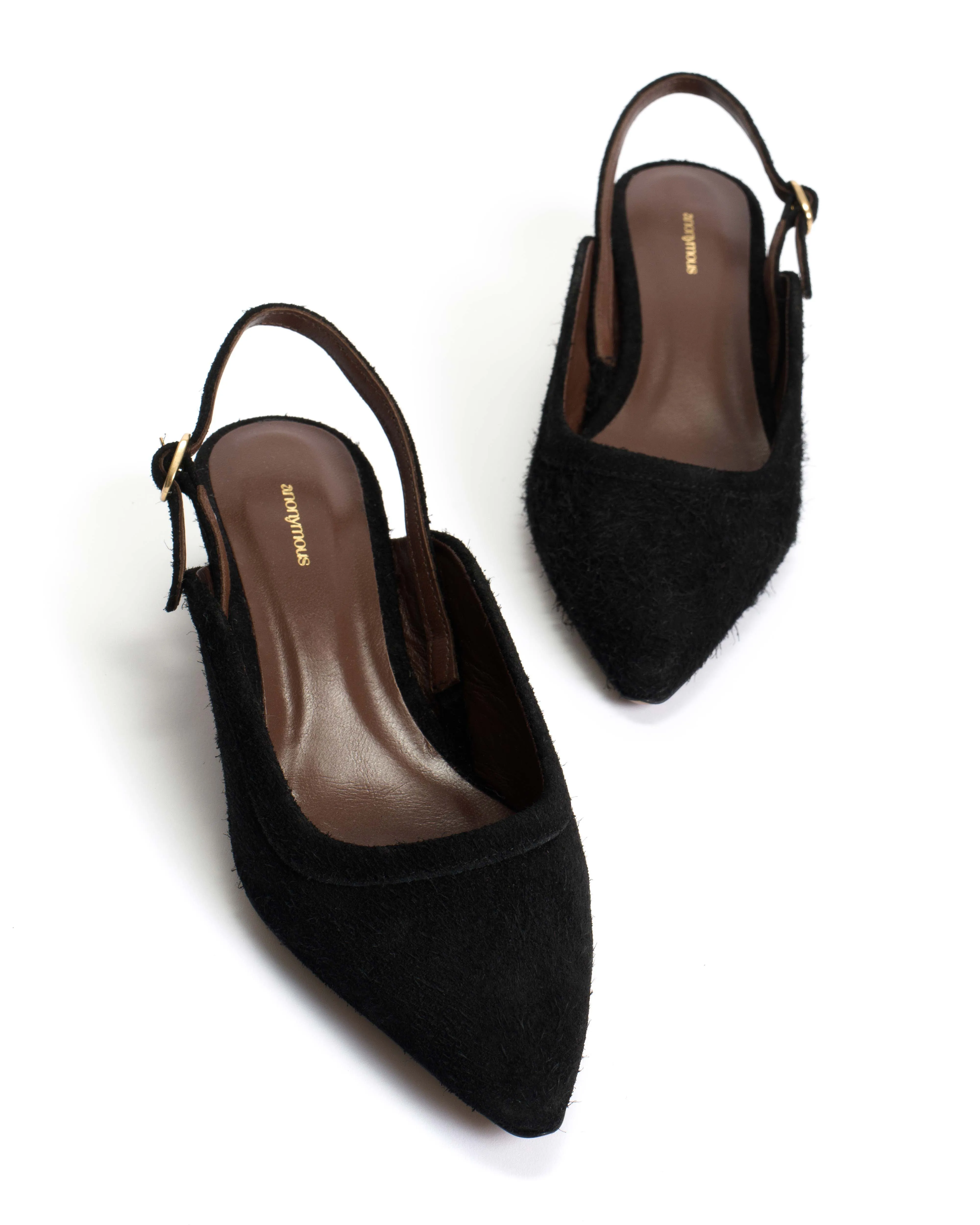 Fanny 40 Plushed calf suede Black sold by Anonymous Copenhagen product image thumbnail 5