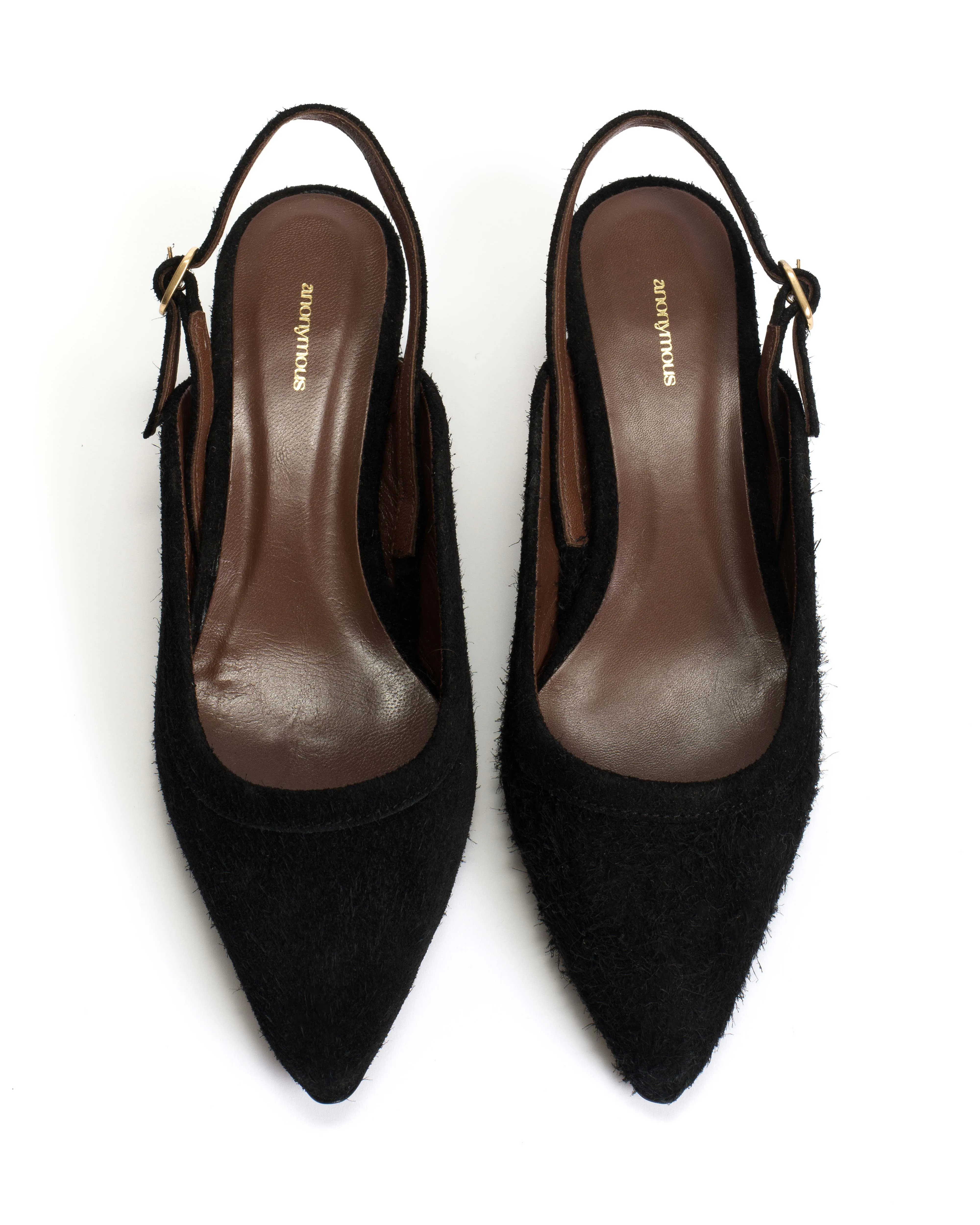 Fanny 40 Plushed calf suede Black sold by Anonymous Copenhagen product image thumbnail 3