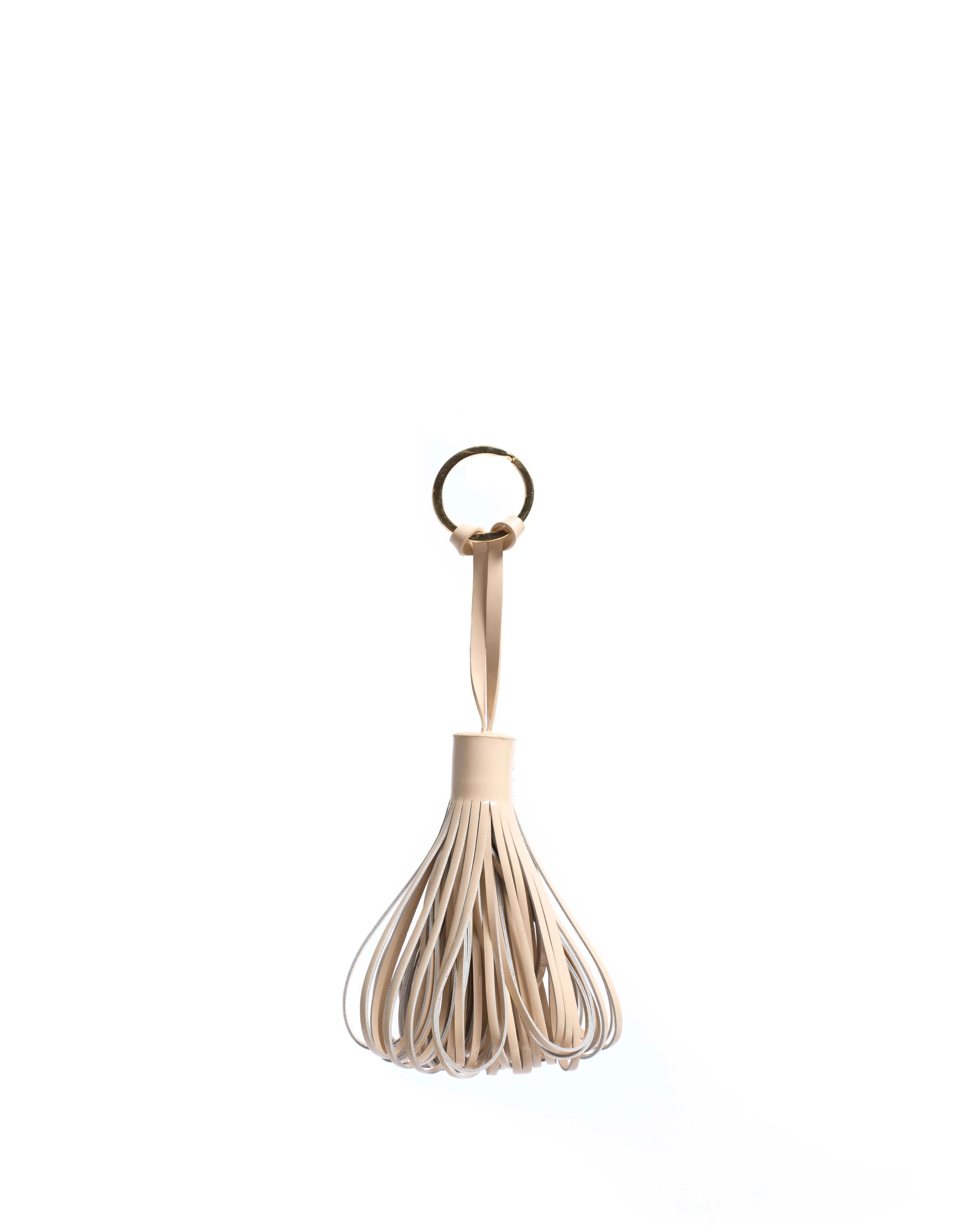 Katty fringe keyring Polished lamb Cream sold by Anonymous Copenhagen product image thumbnail 2
