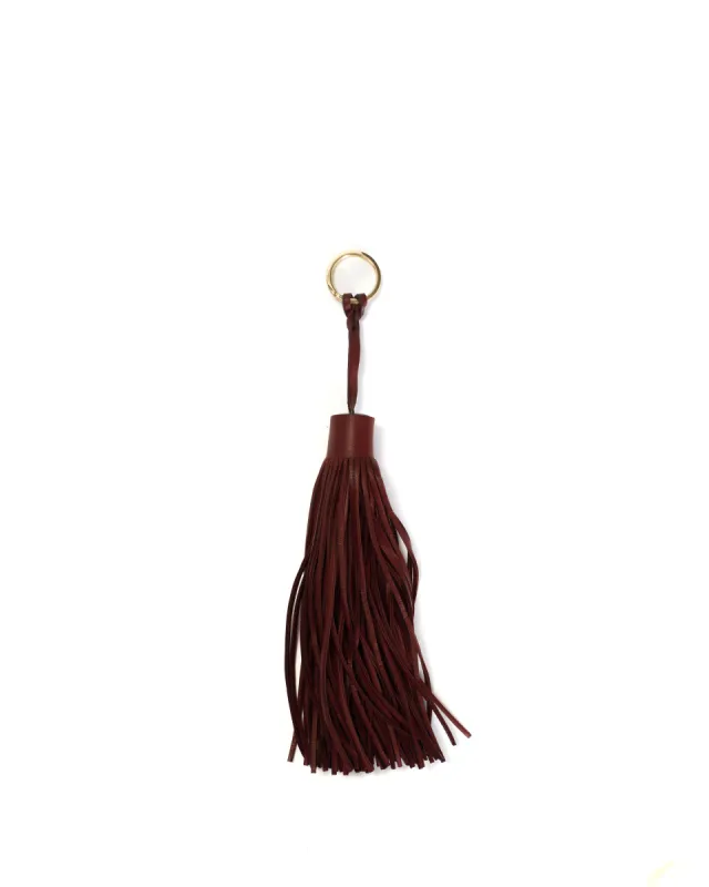 Langley fringe keyring Silky lamb Pomegranate sold by Anonymous Copenhagen