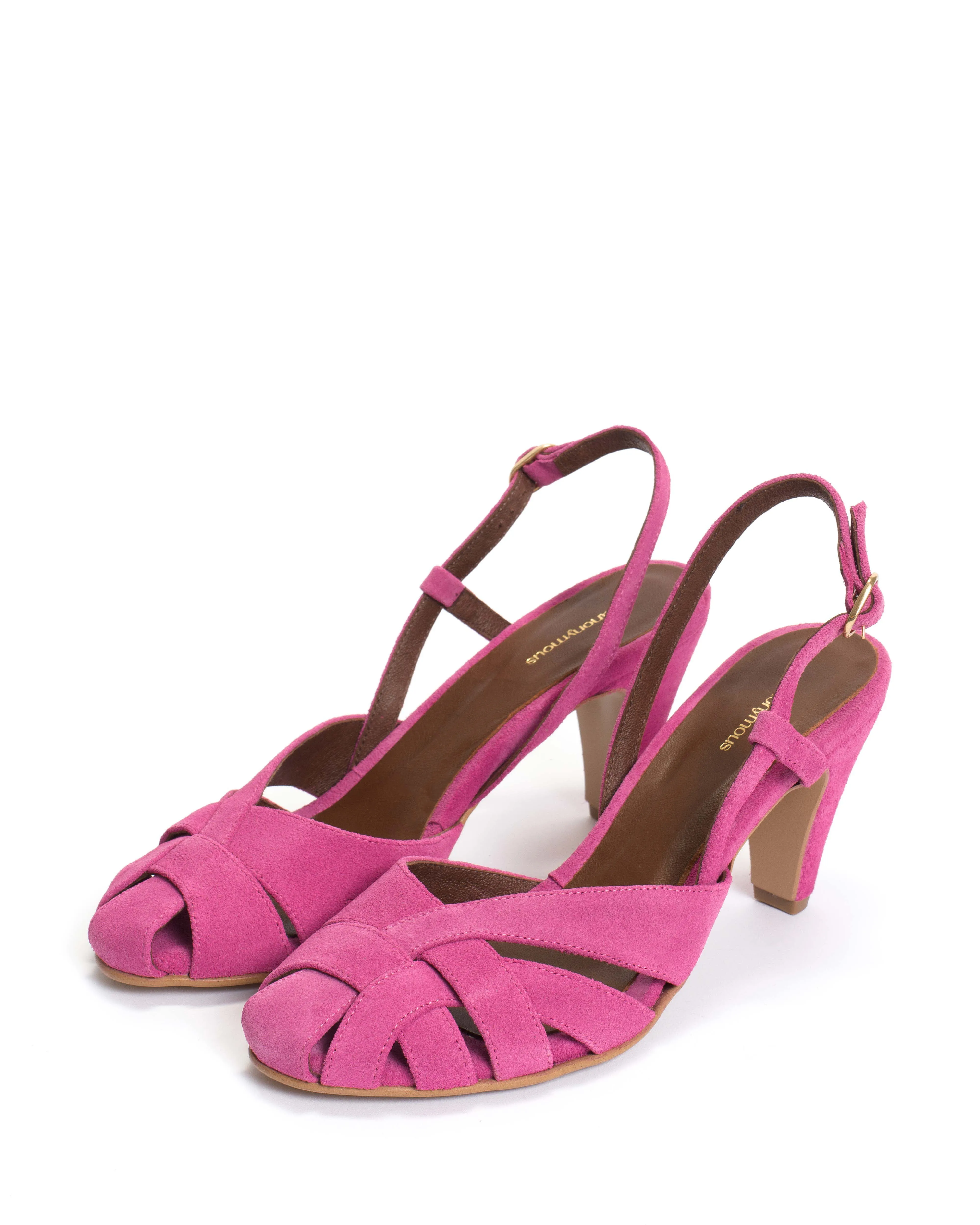 Banie 75 Calf suede Raspberry sorbet sold by Anonymous Copenhagen product image thumbnail 2