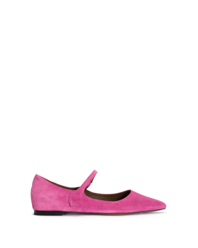 Fifi Calf suede Raspberry sorbet sold by Anonymous Copenhagen