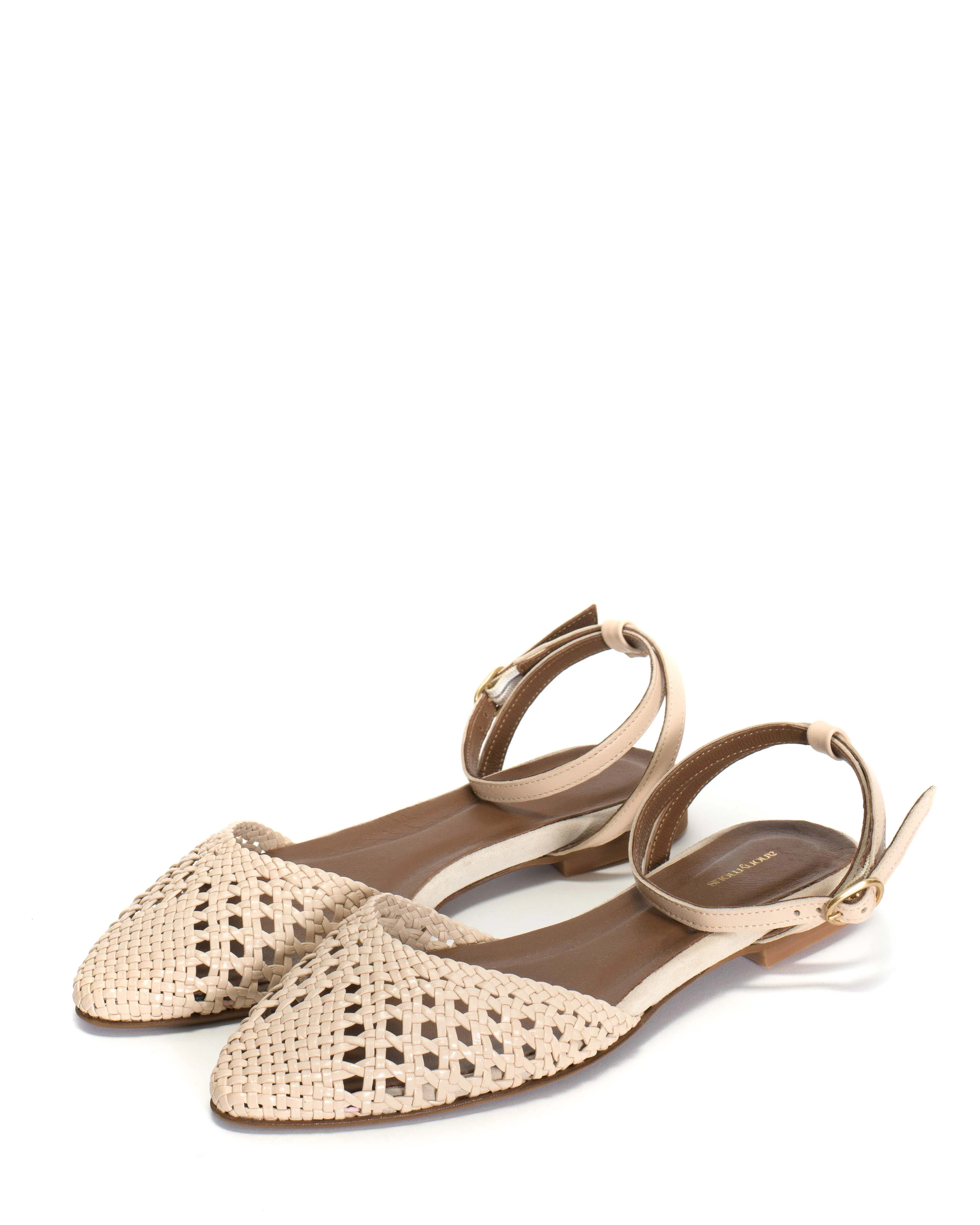 Senara 10 Hand-braided leather Vanilla cream sold by Anonymous Copenhagen product image thumbnail 2