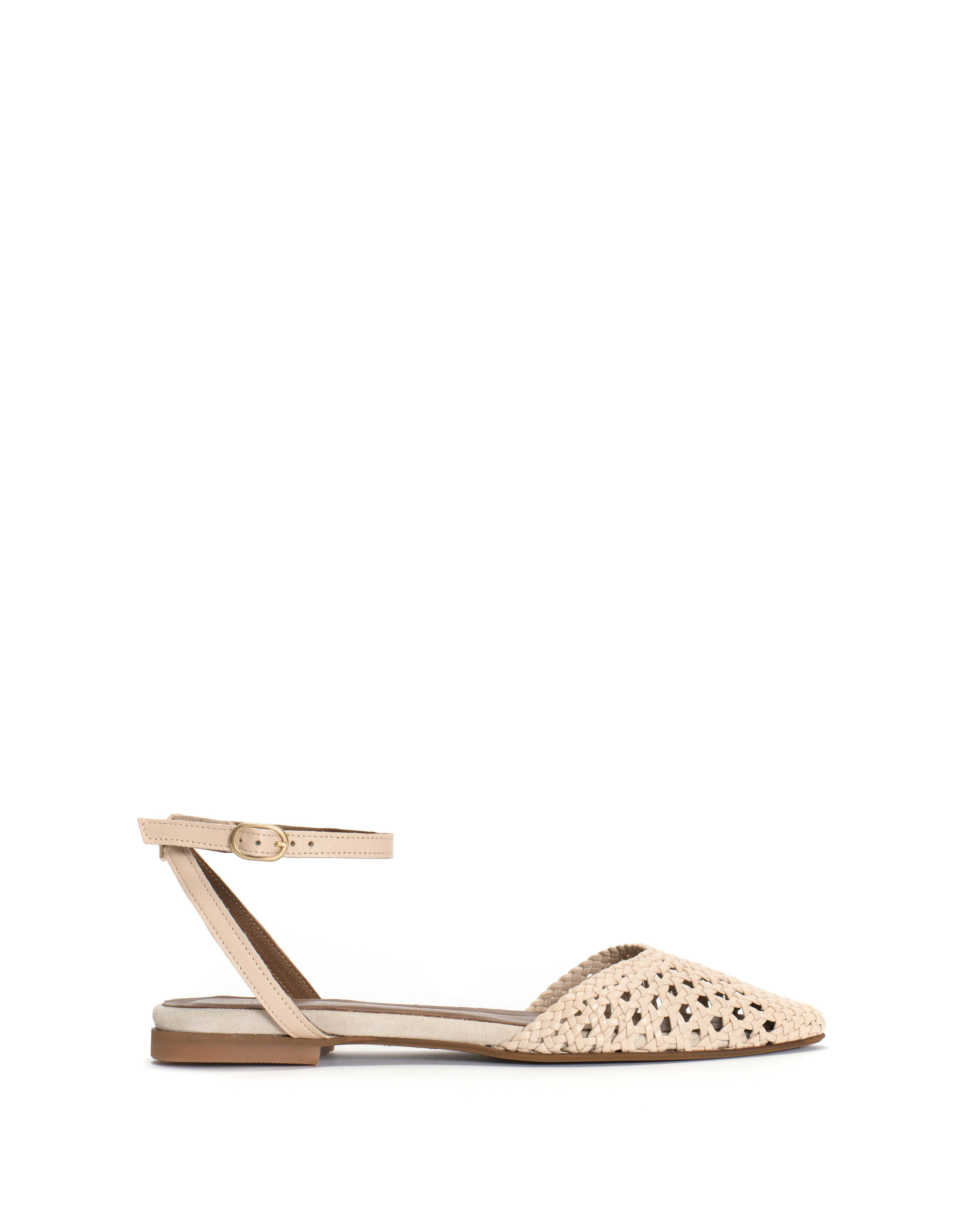 Senara 10 Hand-braided leather Vanilla cream sold by Anonymous Copenhagen