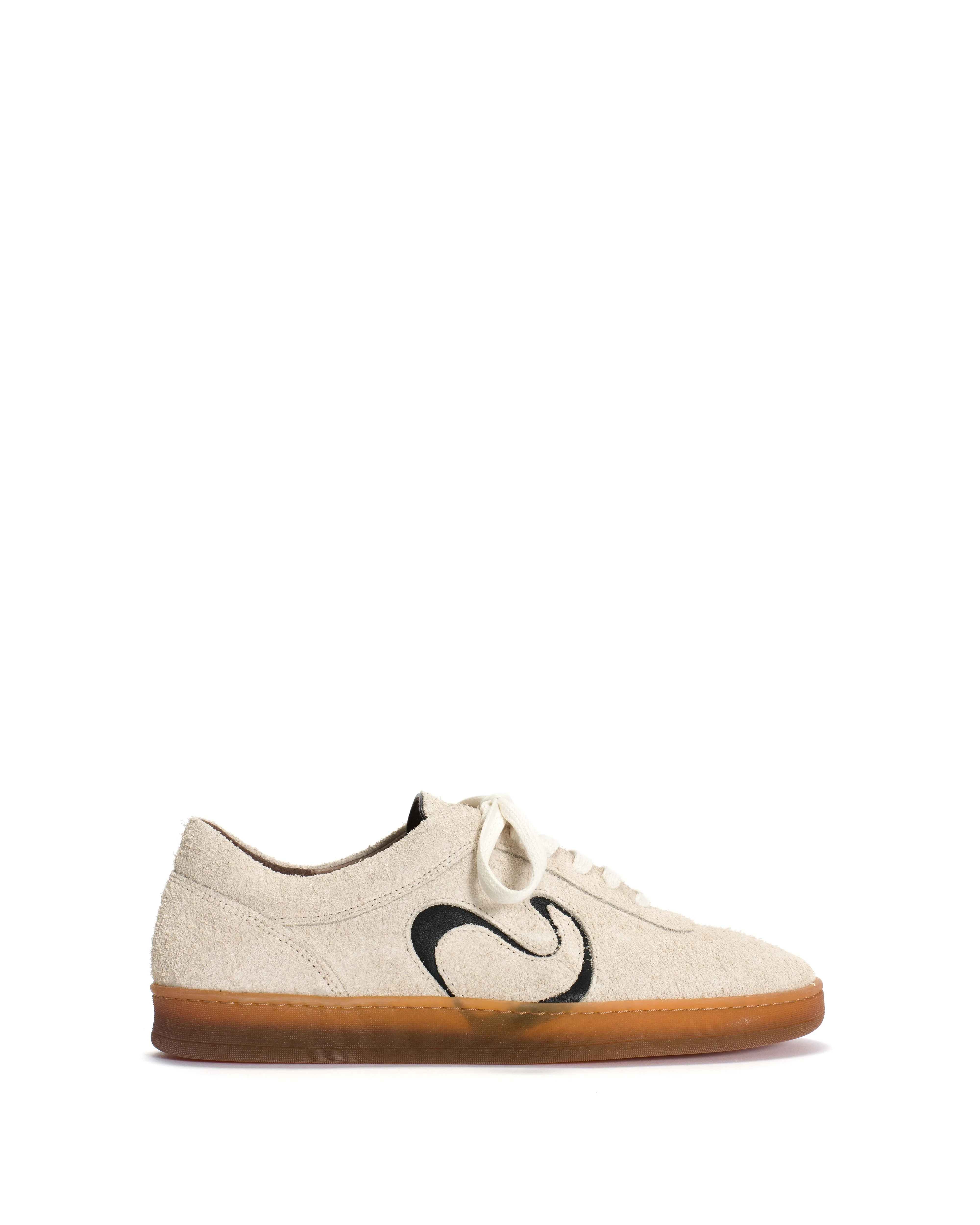 Blaire hevea Plushed calf suede Vanilla cream sold by Anonymous Copenhagen
