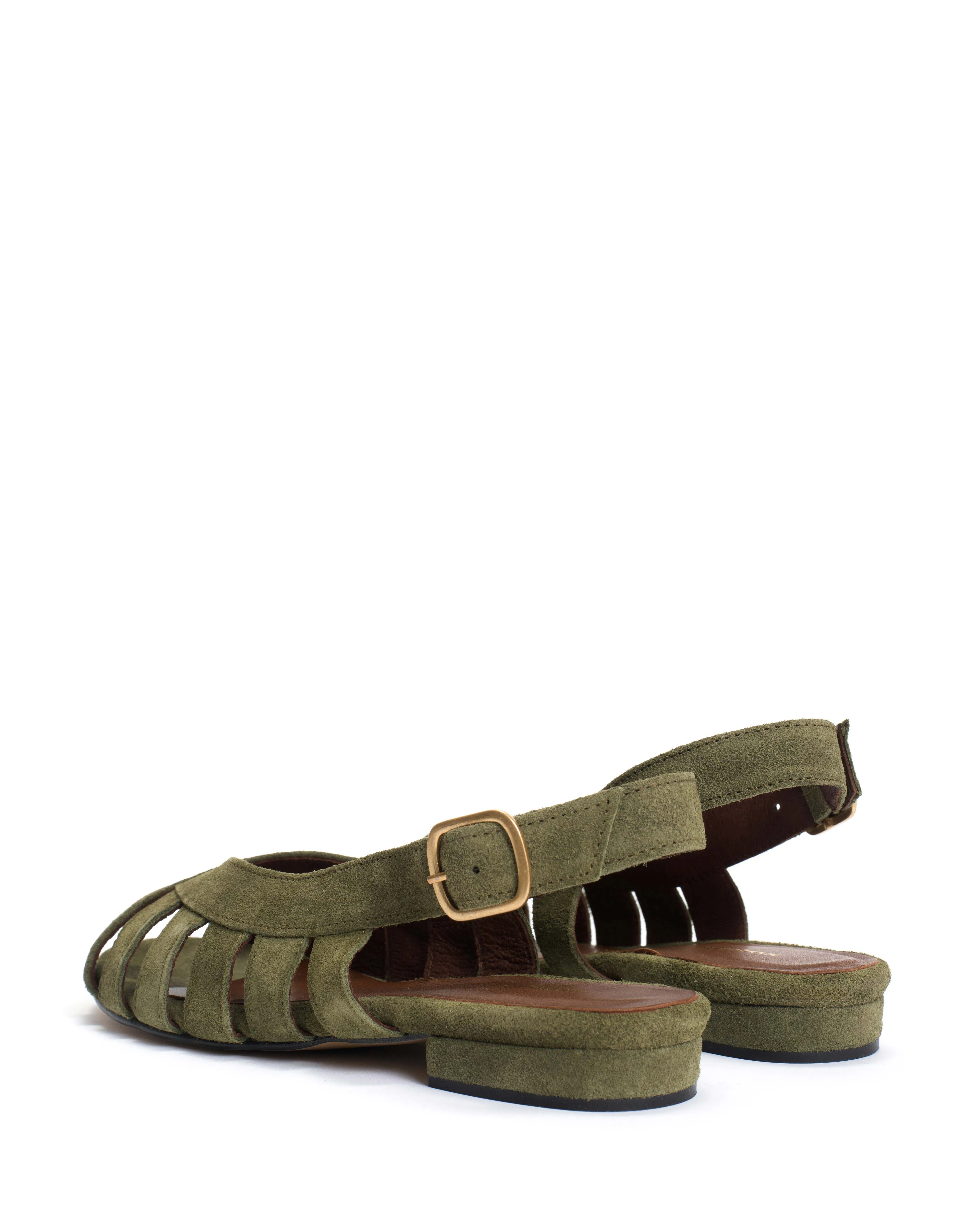 Sophie 20 Calf suede Olive green sold by Anonymous Copenhagen product image thumbnail 4