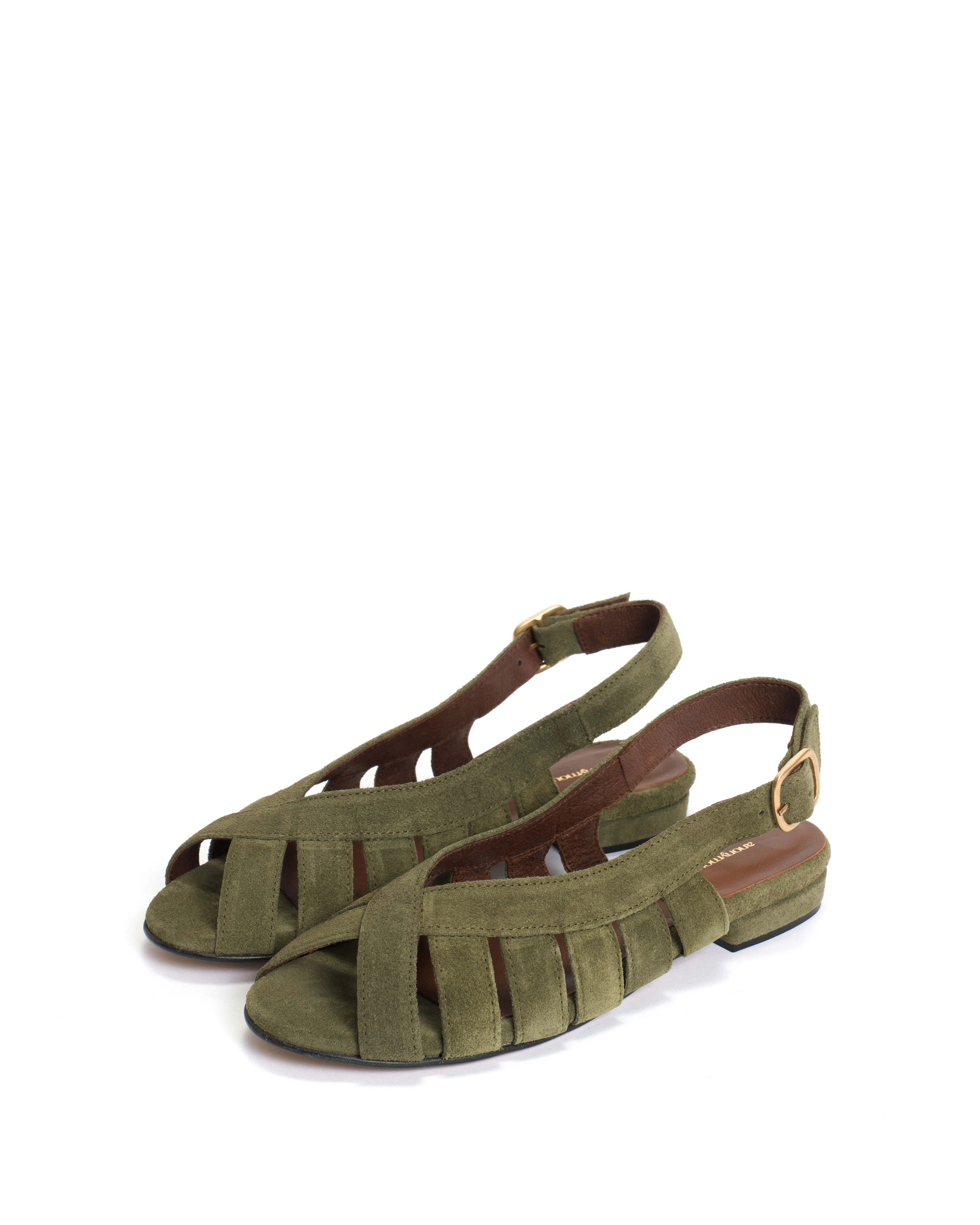 Sophie 20 Calf suede Olive green sold by Anonymous Copenhagen product image thumbnail 2