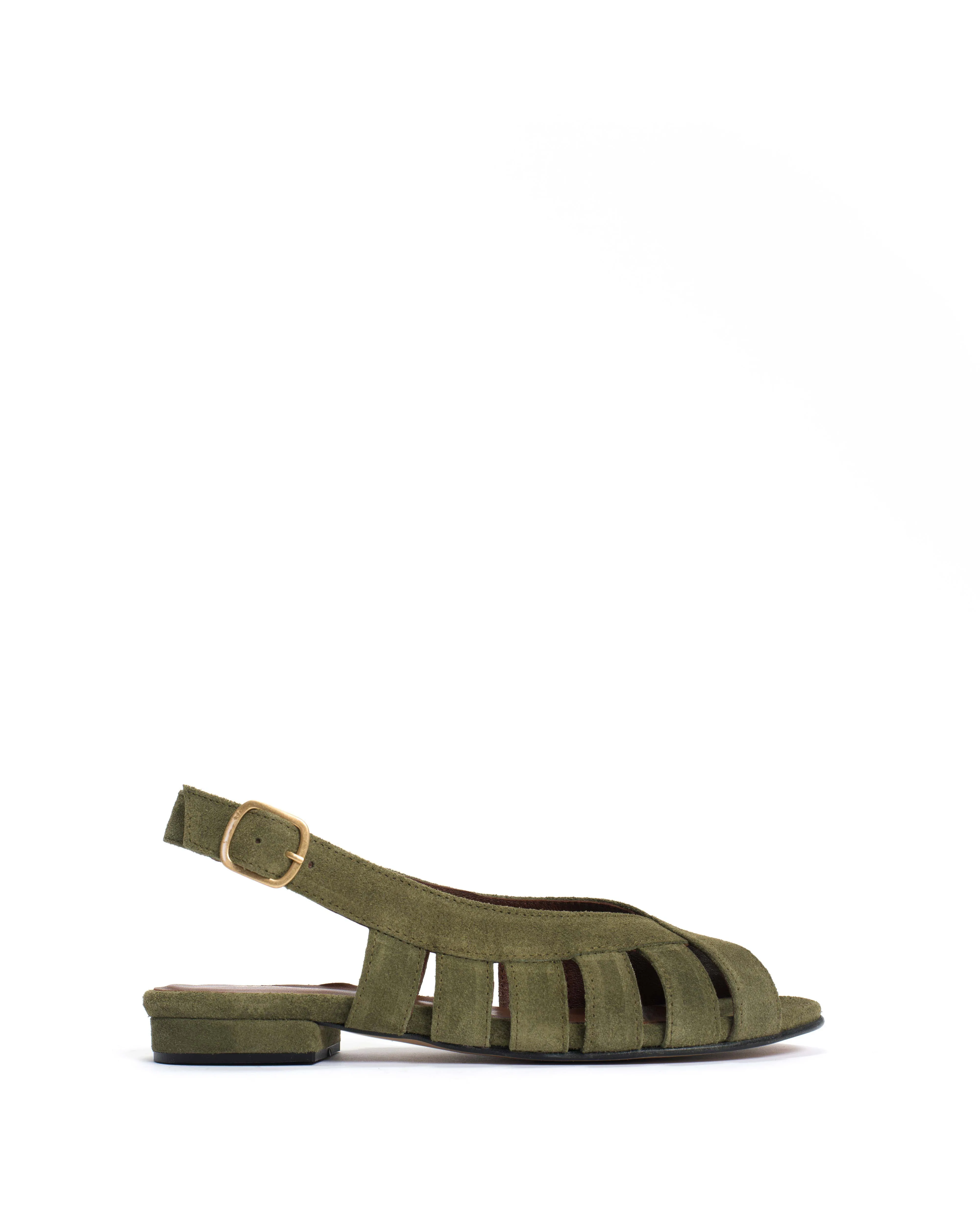 Sophie 20 Calf suede Olive green sold by Anonymous Copenhagen
