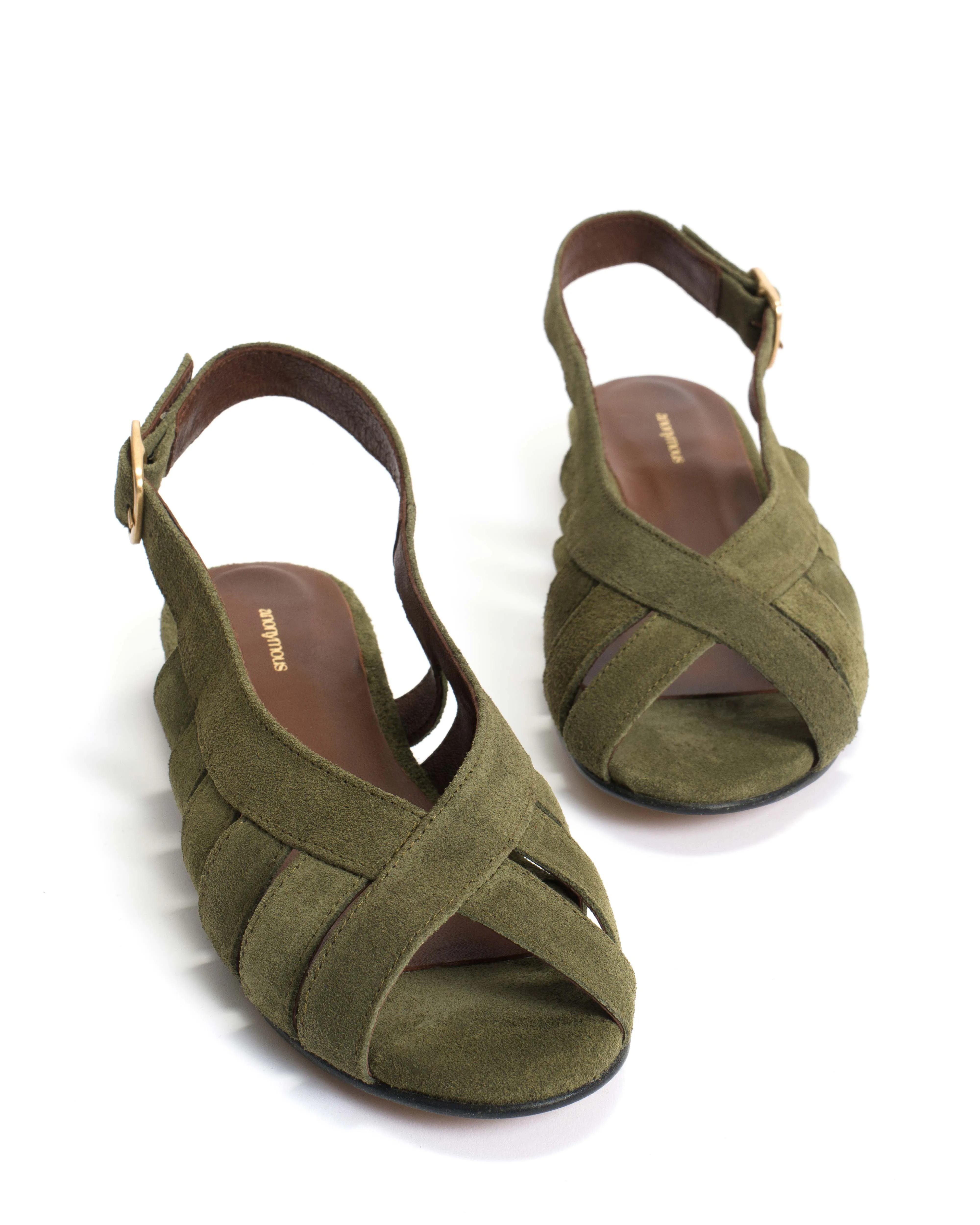 Sophie 20 Calf suede Olive green sold by Anonymous Copenhagen product image thumbnail 5